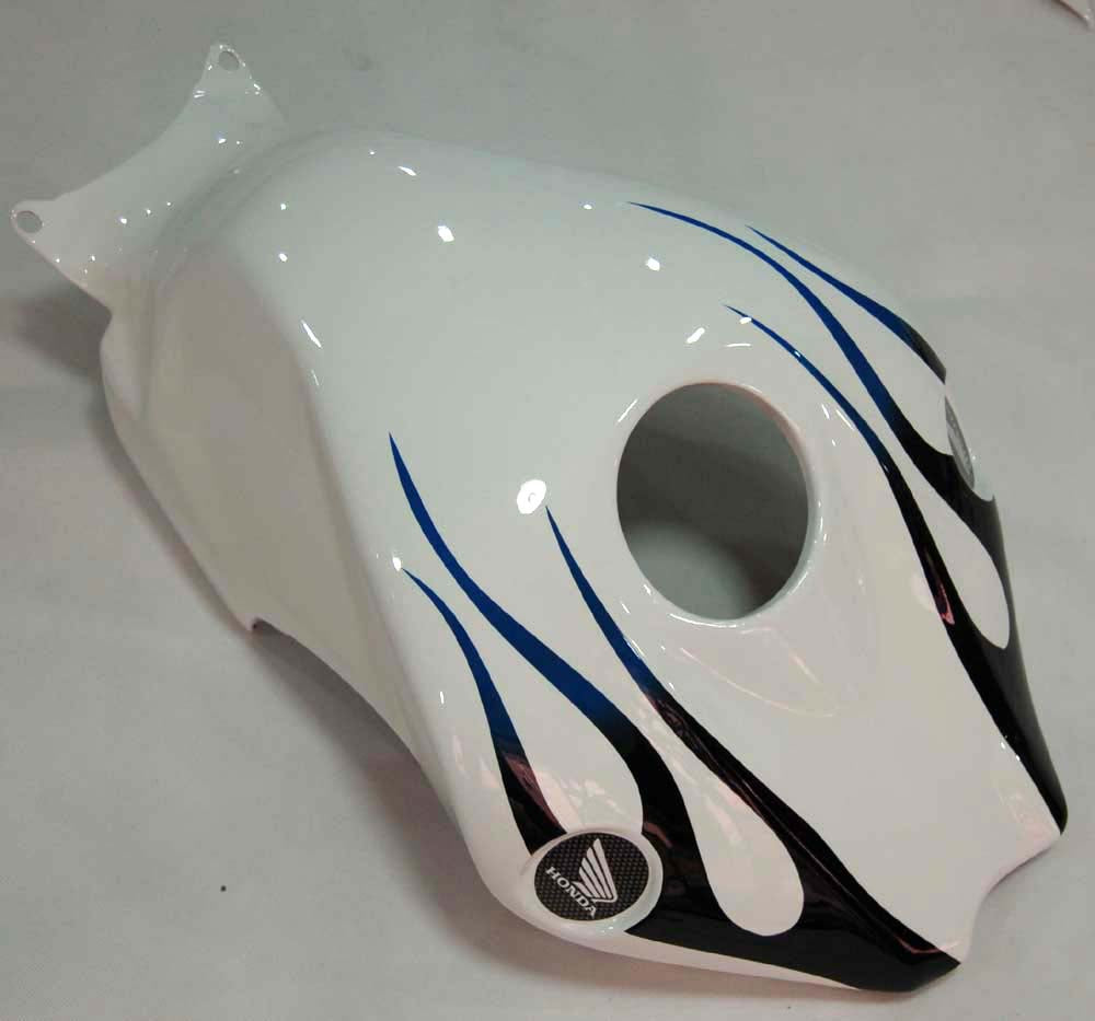 2008-2011 Honda CBR 1000 RR White & Blue Black Flame Racing Fairings Generic