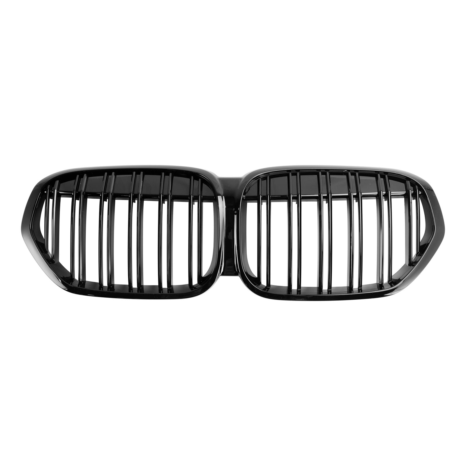 2019-2021 BMW X1 F48 F49 Grille de calandre avant noire brillante à double lamelles