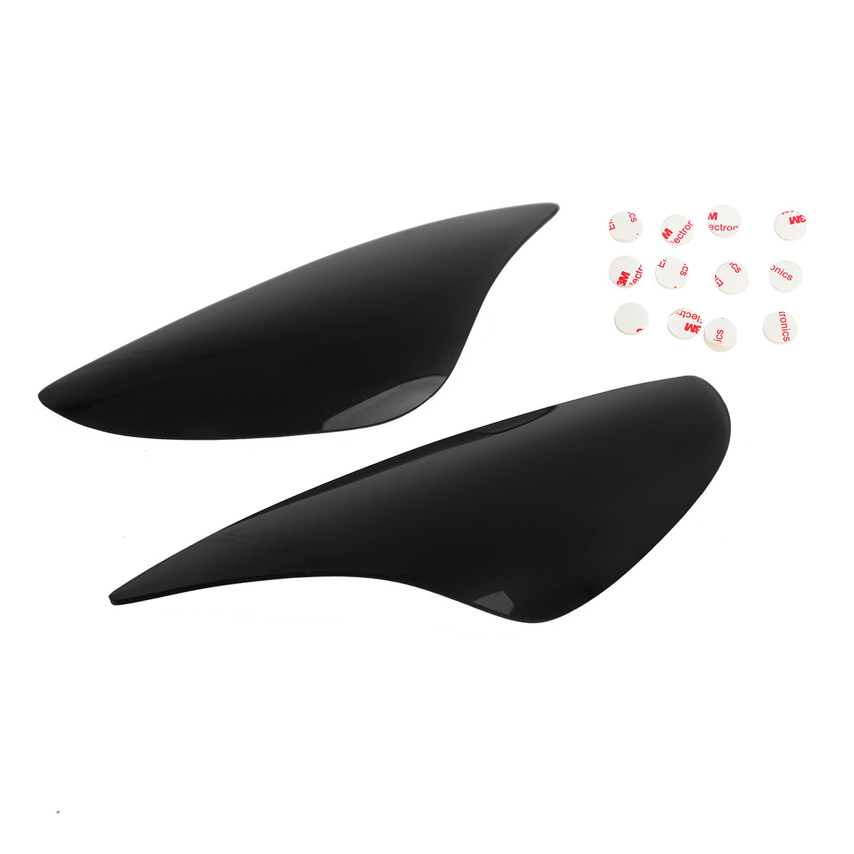 2005-2006 Kawasaki Zx-6R Zx 6R 636 Front Headlight Lens Protection Cover Black Generic