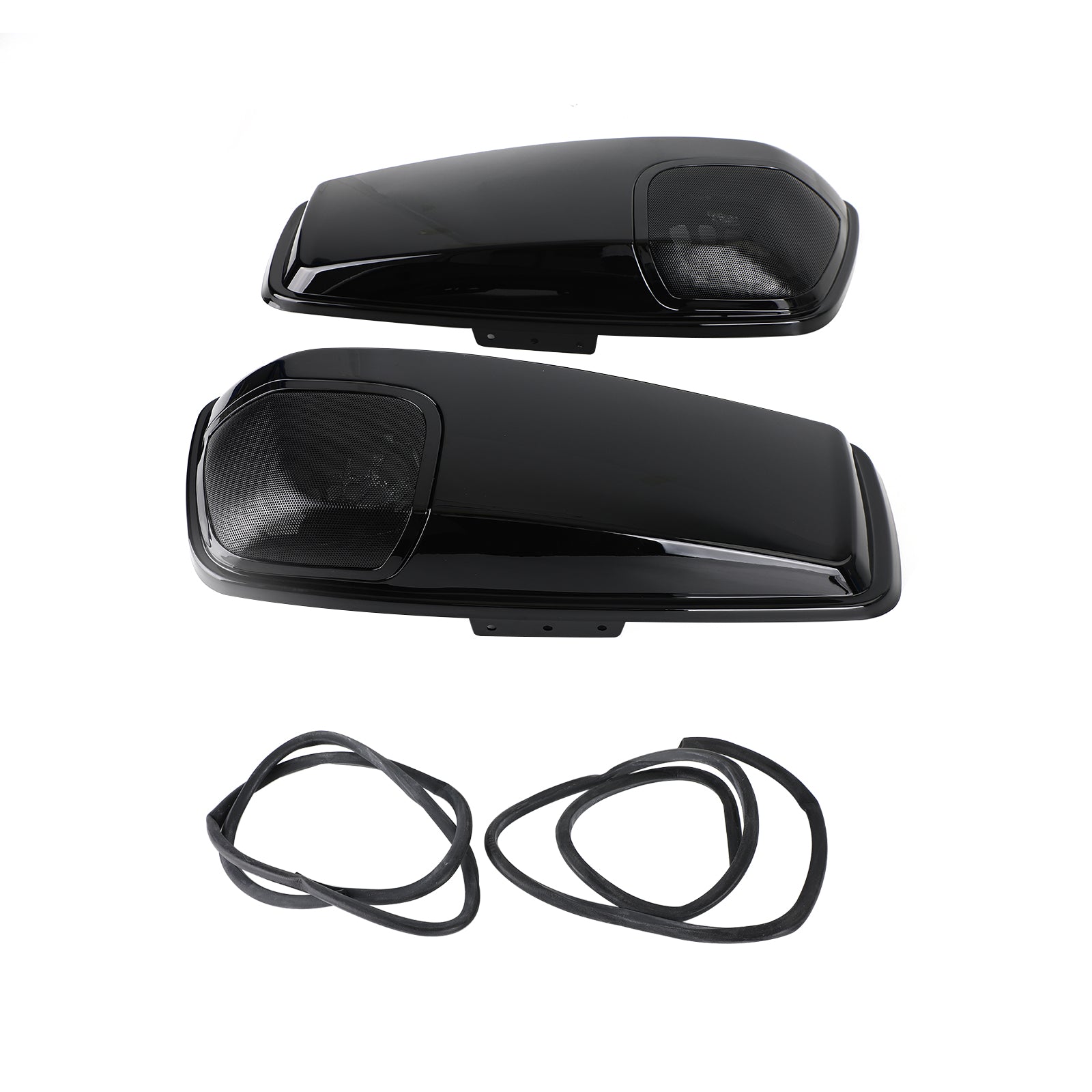 2014-2020 Harley Touring Road Street Glide Harde Zadeltas 5x7" Luidsprekerdeksels