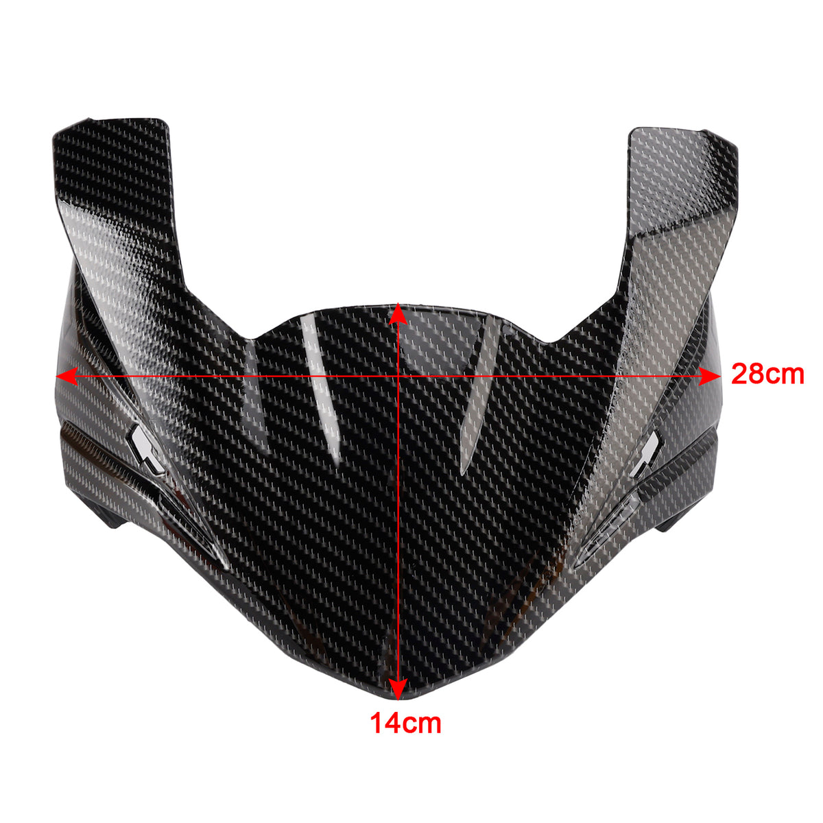 2017-2019 Kawasaki Z650 Carbon Front Nose Headlight Cover Surround Fairing Generic