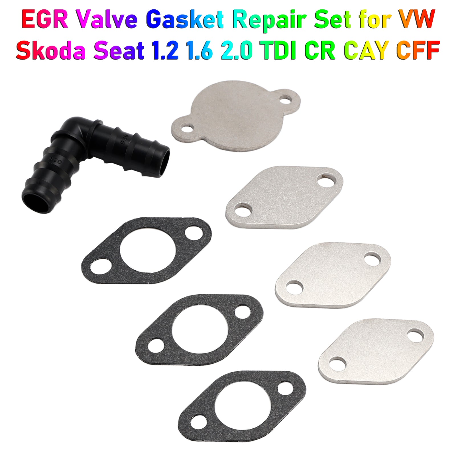 EGR Valve Gasket Repair Set for VW Skoda Seat 1.2 1.6 2.0 TDI CR CAY CFF