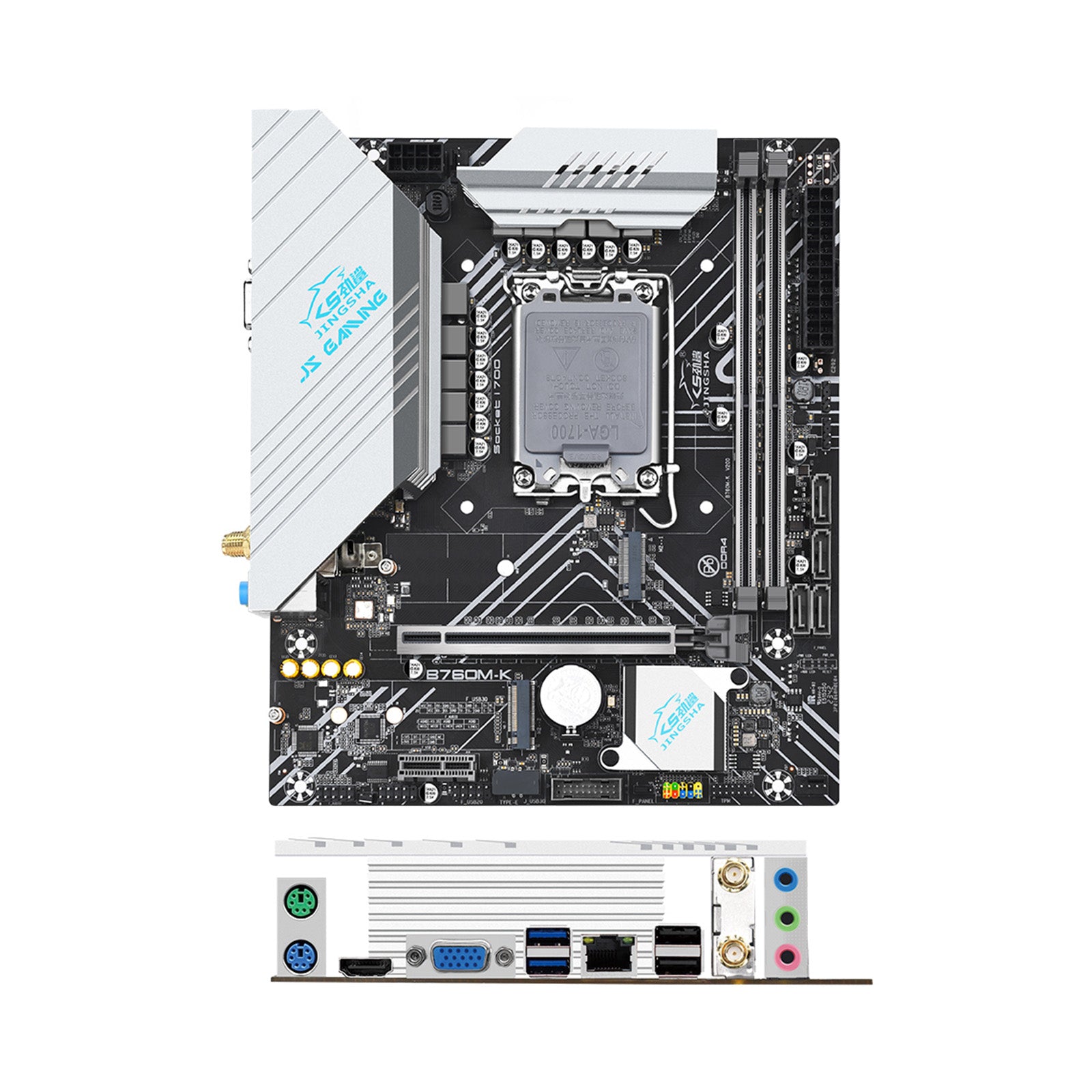 Carte mère B760M-K LGA-1700 broches, mémoire DDR4, double Interface M.2, prend en charge le WIFI