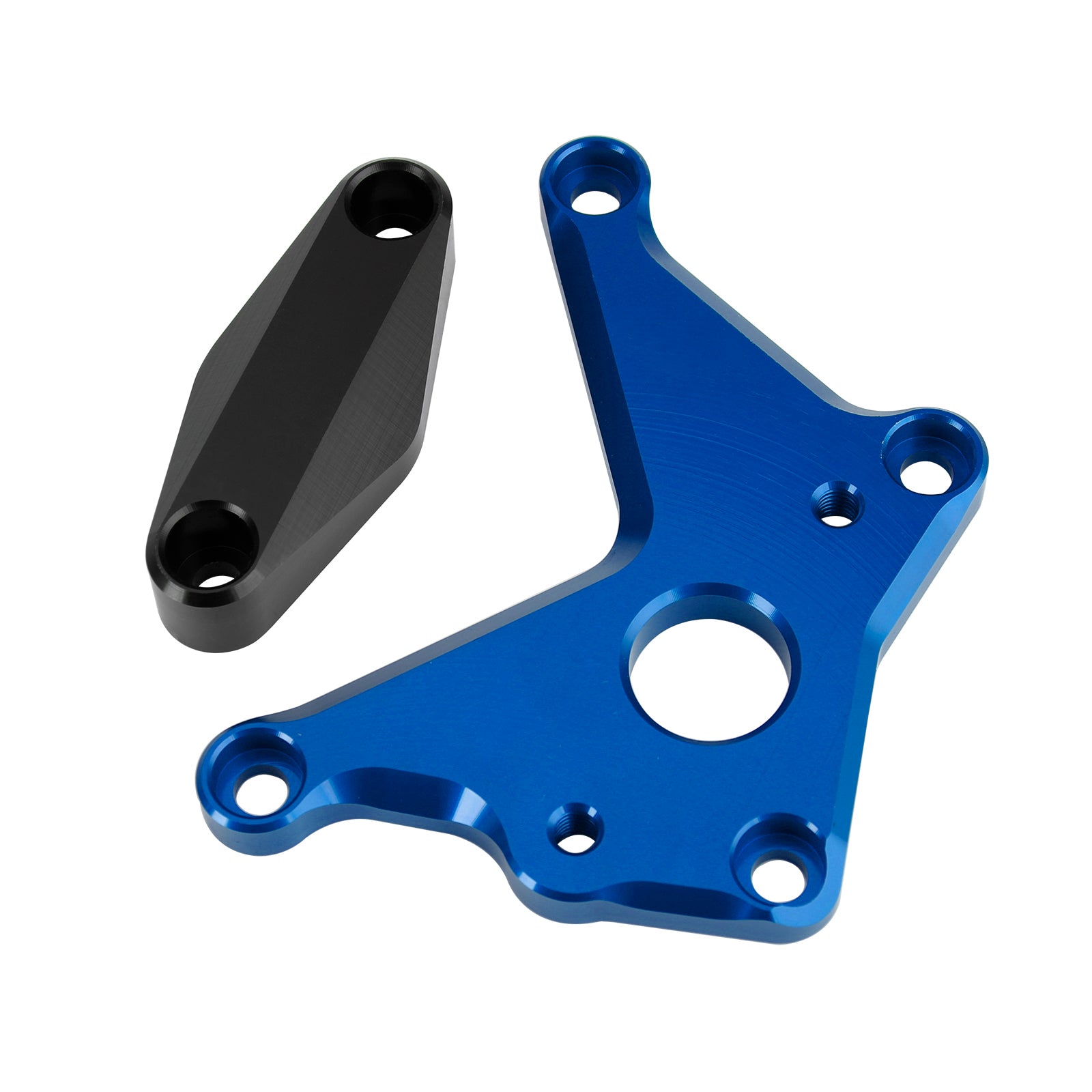 Stator Motorkap Slider Protector Cnc Blauw Voor Suzuki Gsx-S1000/Gt Katana