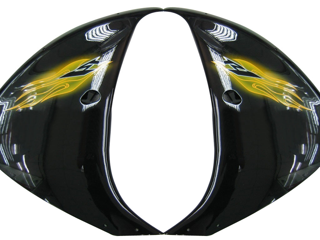 2009-2011 Yamaha YZF-R1 Yellow Black Racing Fairings Generic