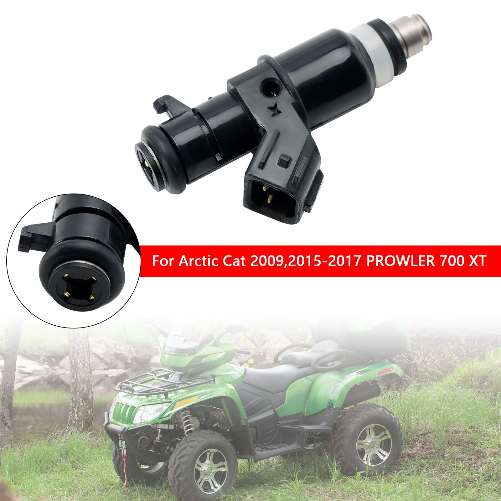 Fuel Injector For Arctic Cat ATV UTV SxS 700 HDX 550 TRV TBX 0470-762