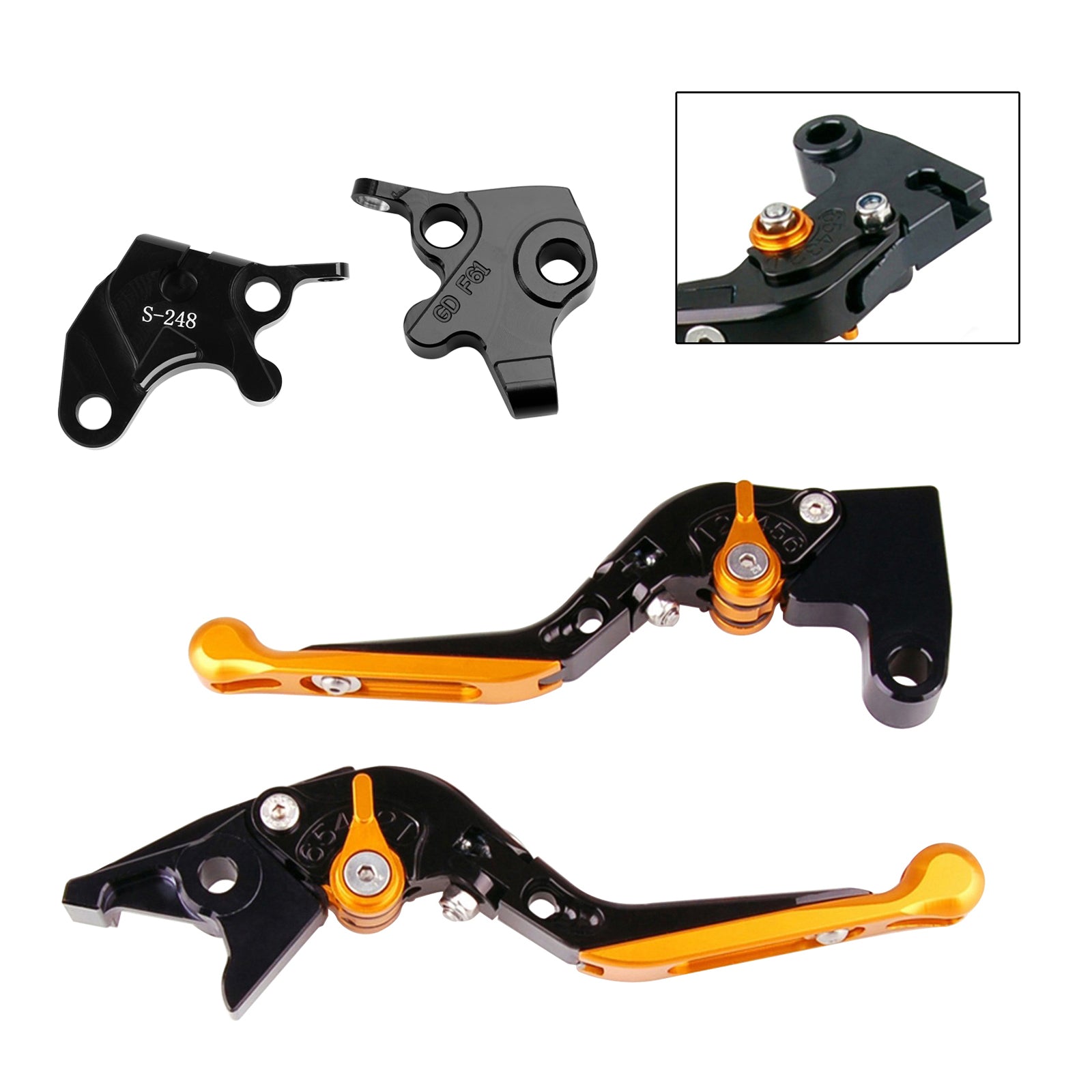 2008-2011 Yamaha YZF R125 nastaviteľná spojka brzdy páka