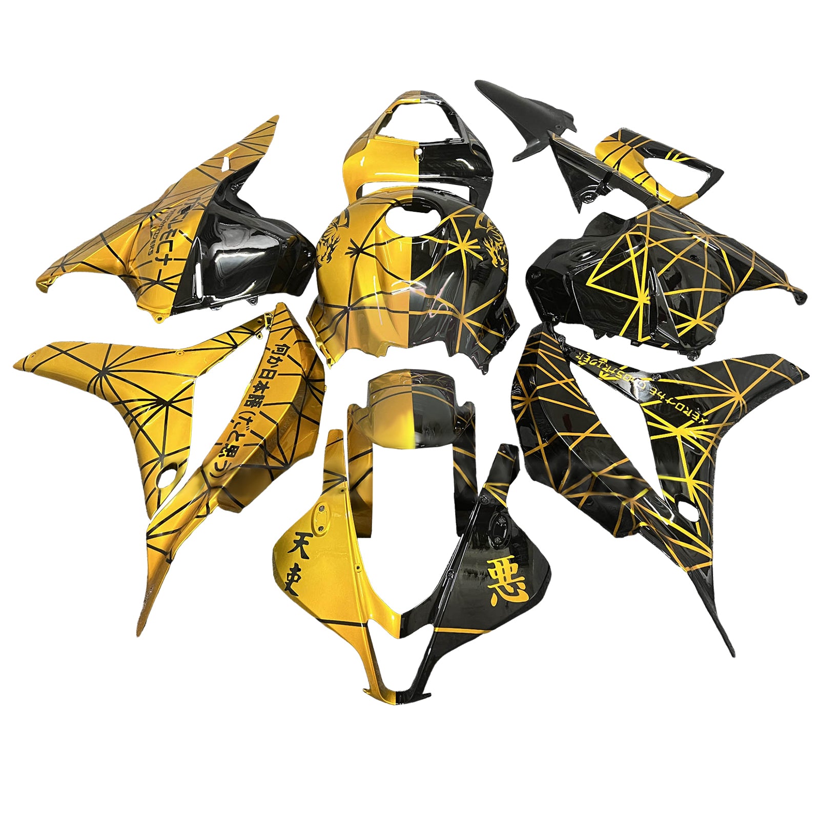 Injektionsmässa Kit Bodywork Plastic ABS för Honda CBR600RR 2009-2012 F5