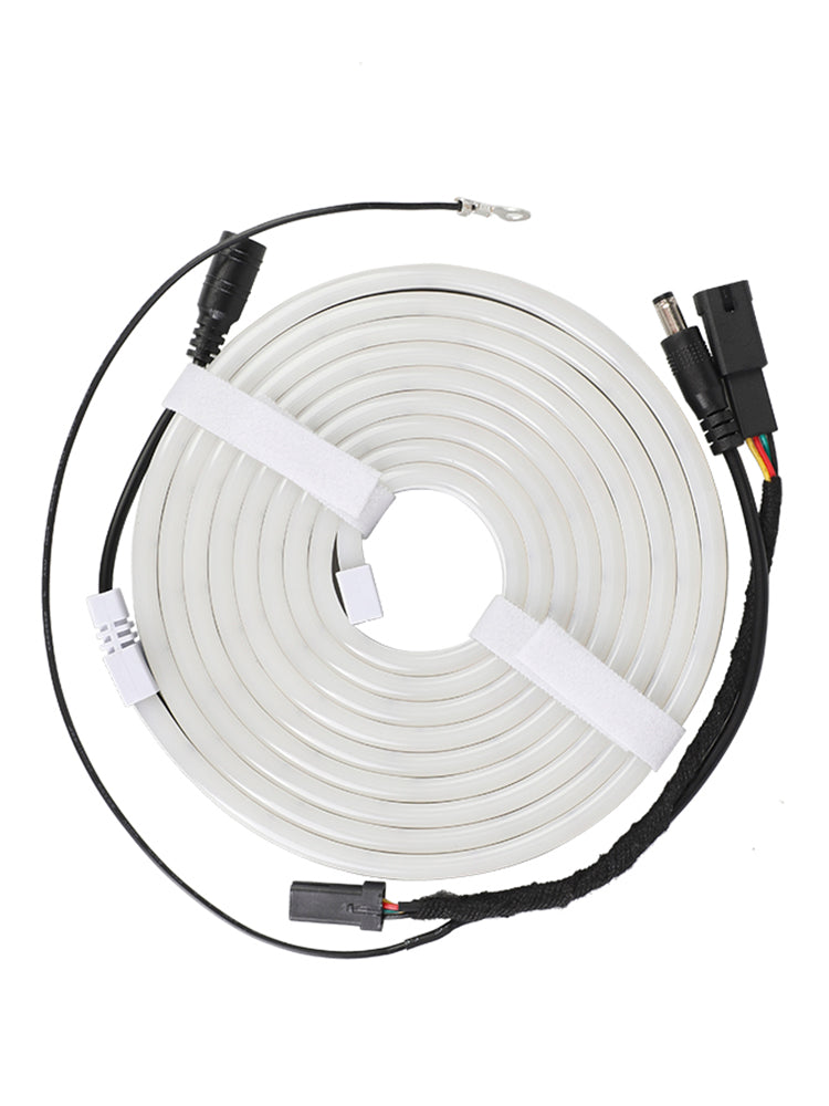 Tira de luz LED de ambiente ambiental para maletero delantero, Color cálido para Tesla Model 3/Y/S/X