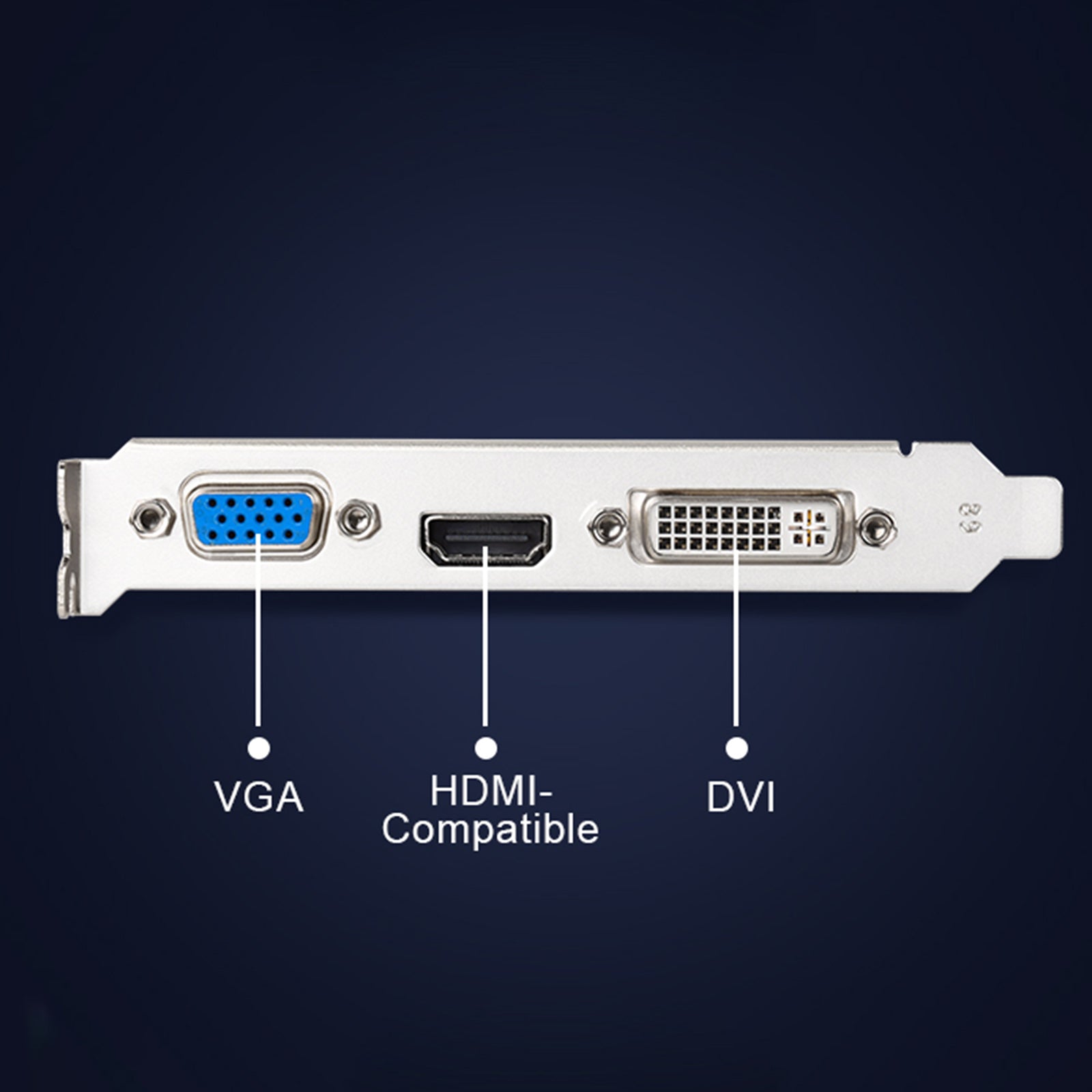 GT730 4G carte graphique GDDR3 bureau à domicile HD Interface d'affichage HDMI VGA DVI