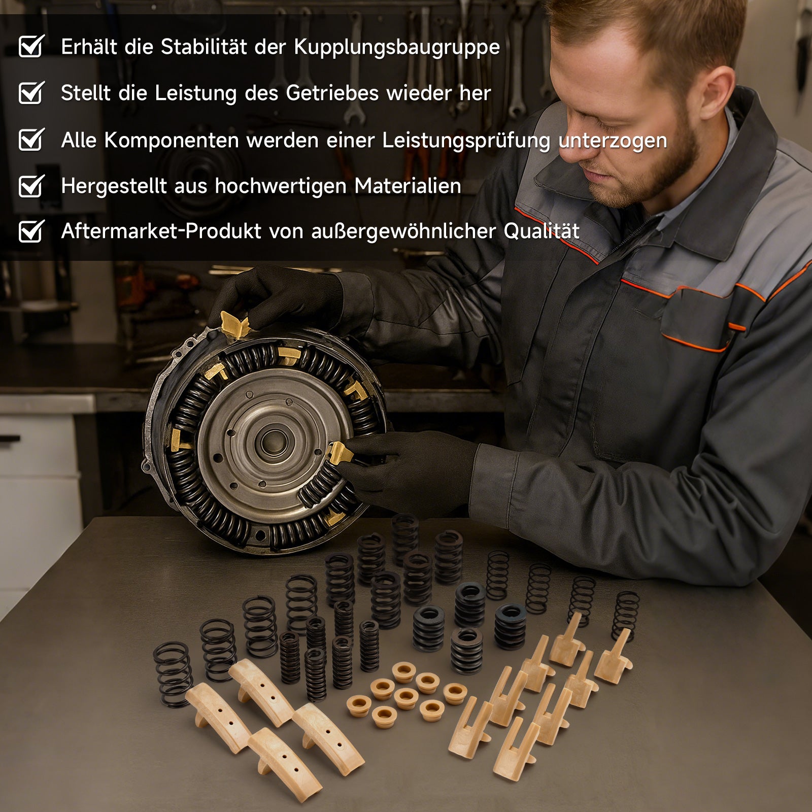 6DCT450 växellåda kopplingshållare fjädrar reparationssats för Ford -modeller MPS6