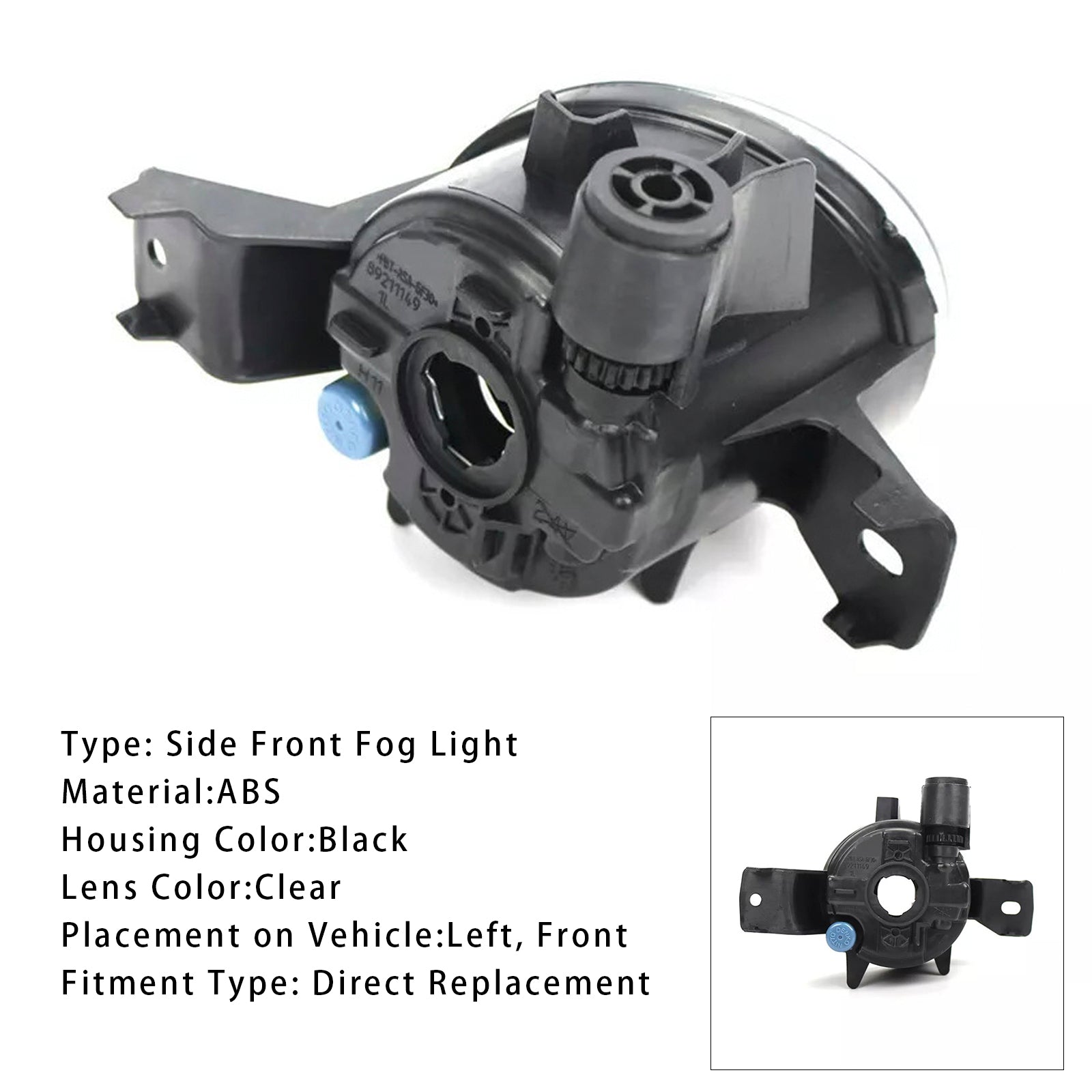 2008-2011 BMW X6 E71 E72 1 PCS predná ľavá hmlová svetlo žiarovky 63177187631