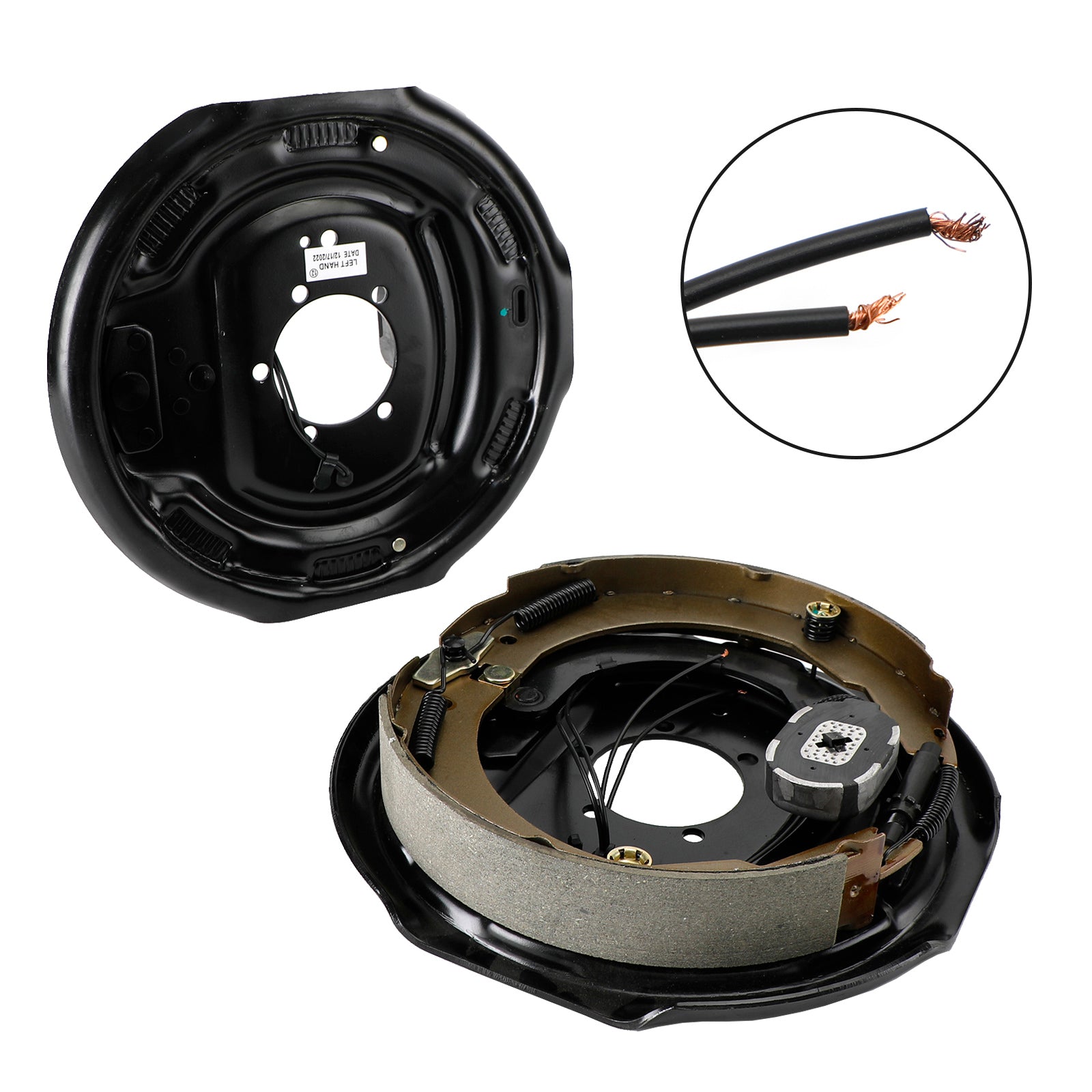 Elektrische aanhangerremset-12"-Links- en rechtshandige montage - 5200 tot 7000 lbs