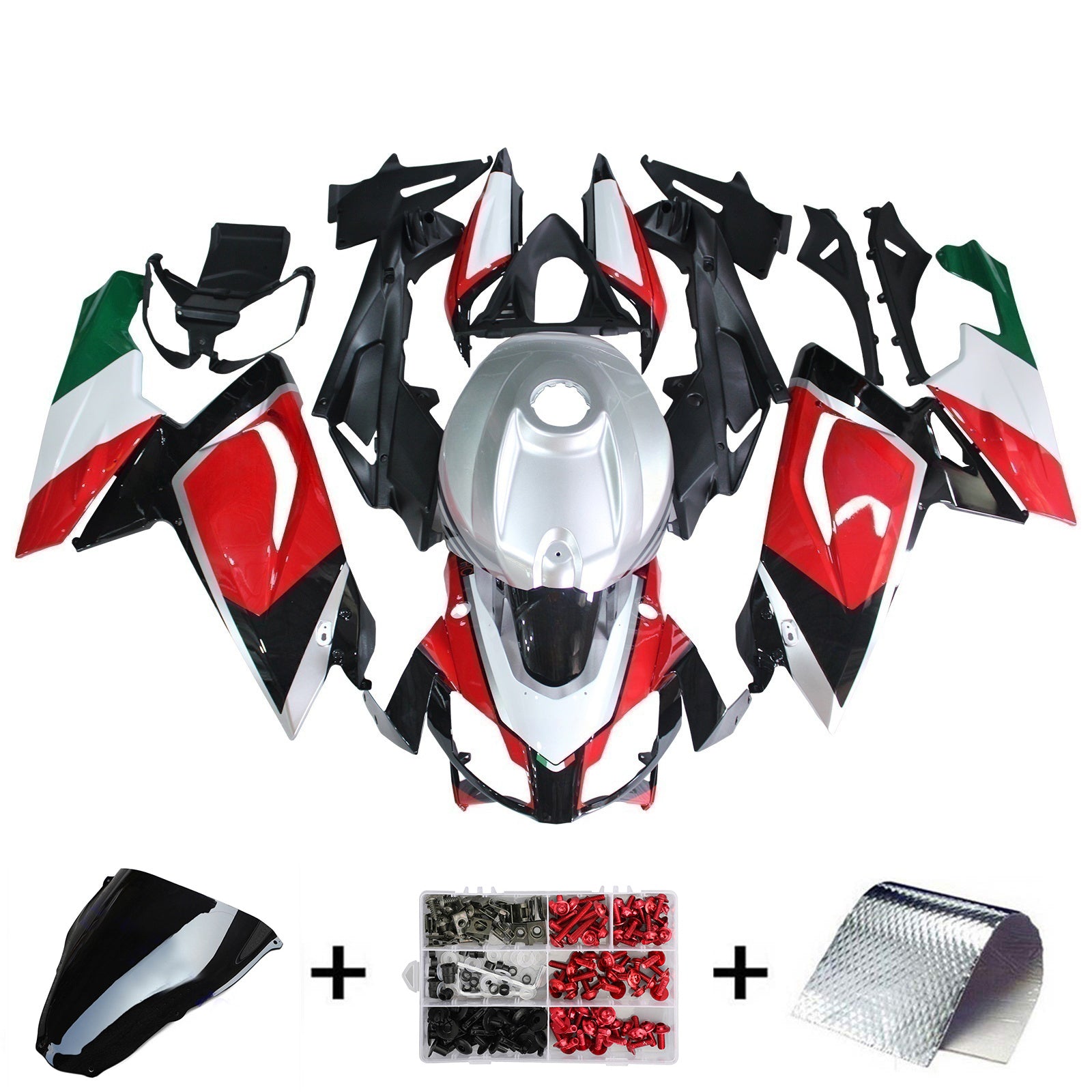 Einspritzverkleidungssatz Karosserie Kunststoff ABS passend für Aprilia RS125 2006-2011