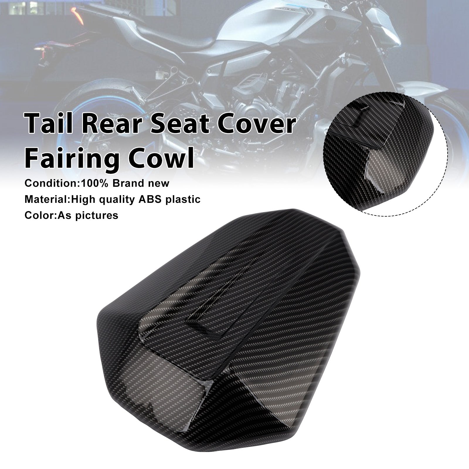 2025-2026 Yamaha MT-07 MT07  Tail Rear Seat Cover Fairing Cowl