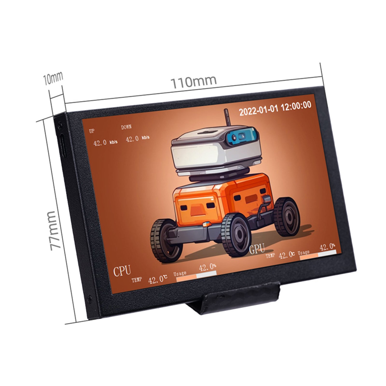 5-inch Chassis Sub-Screen IPS HD Smart USB Desktop Sub-Screen Type-C Computer PC