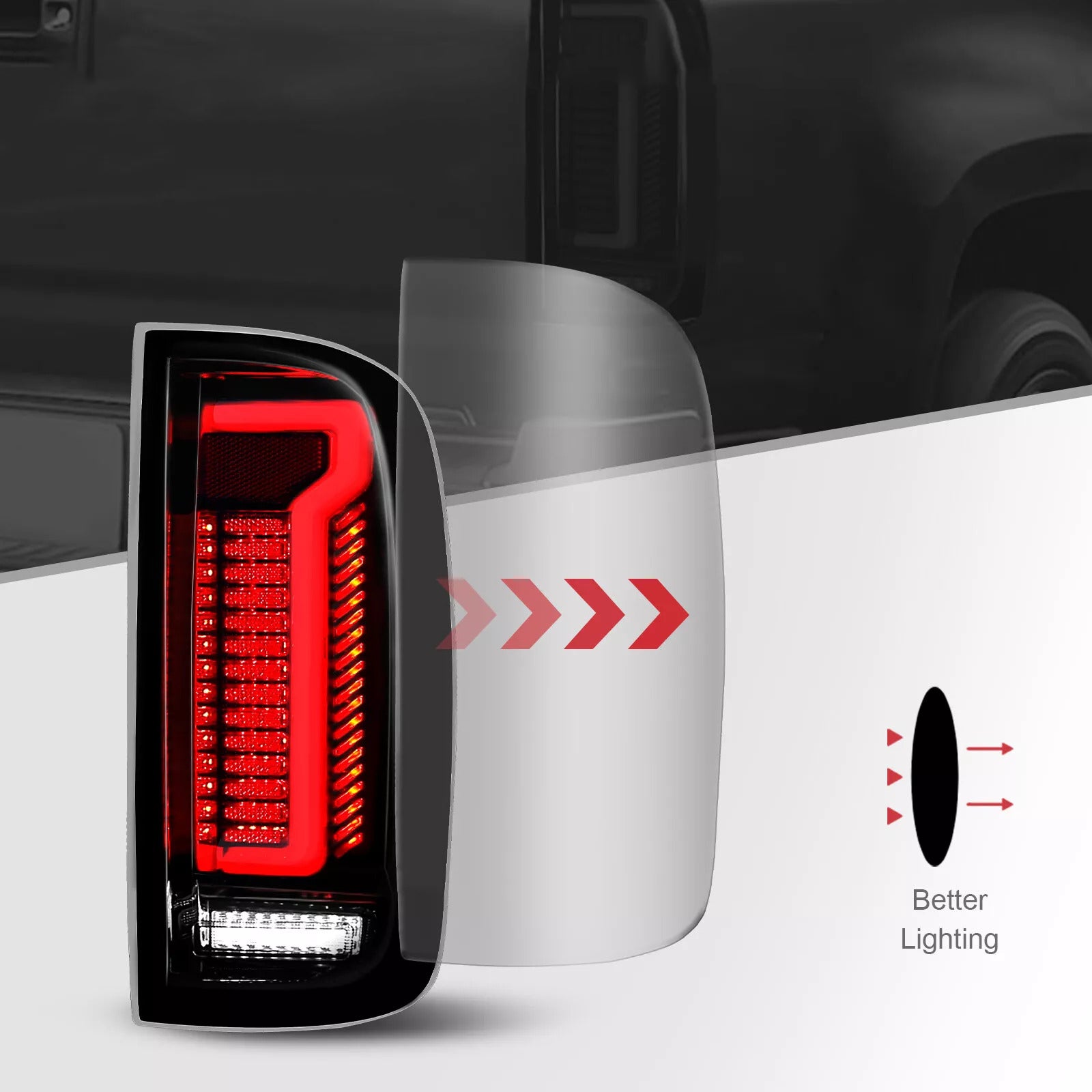 2015-2022 Chevy Colorado GMC Canyon Conjunto de luz trasera LED izquierda+derecha