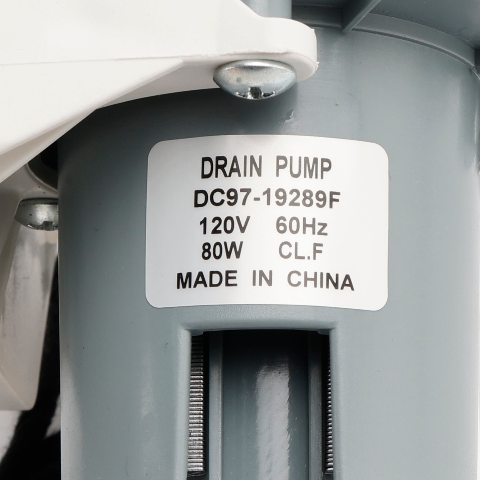 DC97-19289F Ensemble de pompes de vidange de la machine à laver pour Samsung Washer DC97-19289B