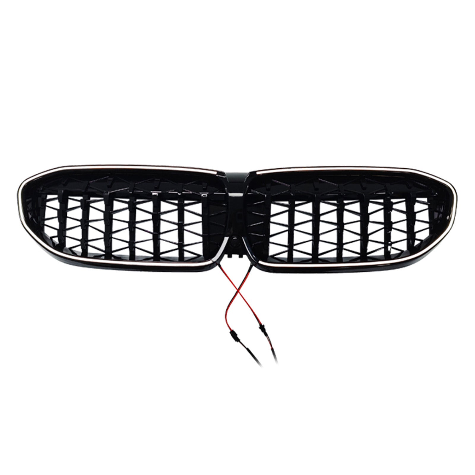 Diamond Kidney Grille Grill 51138072085 Fit BMW 3 Series G20 2019-2022 Black