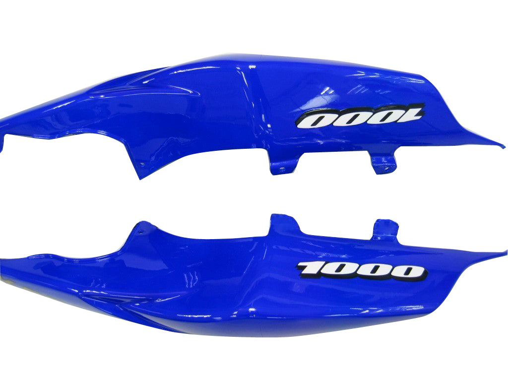 2007-2008 Suzuki GSXR 1000 wit en blauw Lucky Strike Racing stroomlijnkappen algemeen