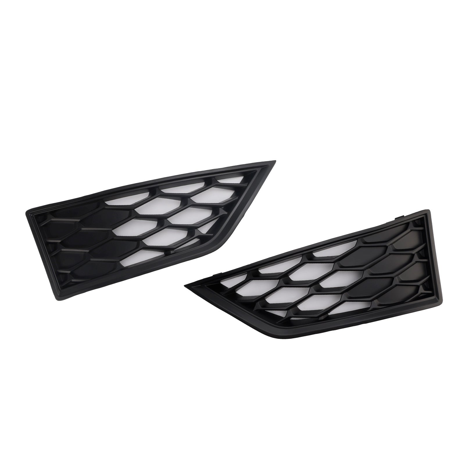 2012-2017 Seat Leon Cupra 5F Black Front Honeycomb Fog Light Grille Cover