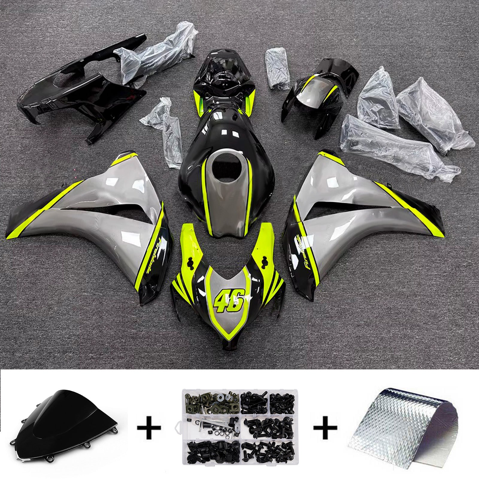 Injection Fairing Kit Bodywork Plastic ABS For Honda CBR1000RR 2008-2011