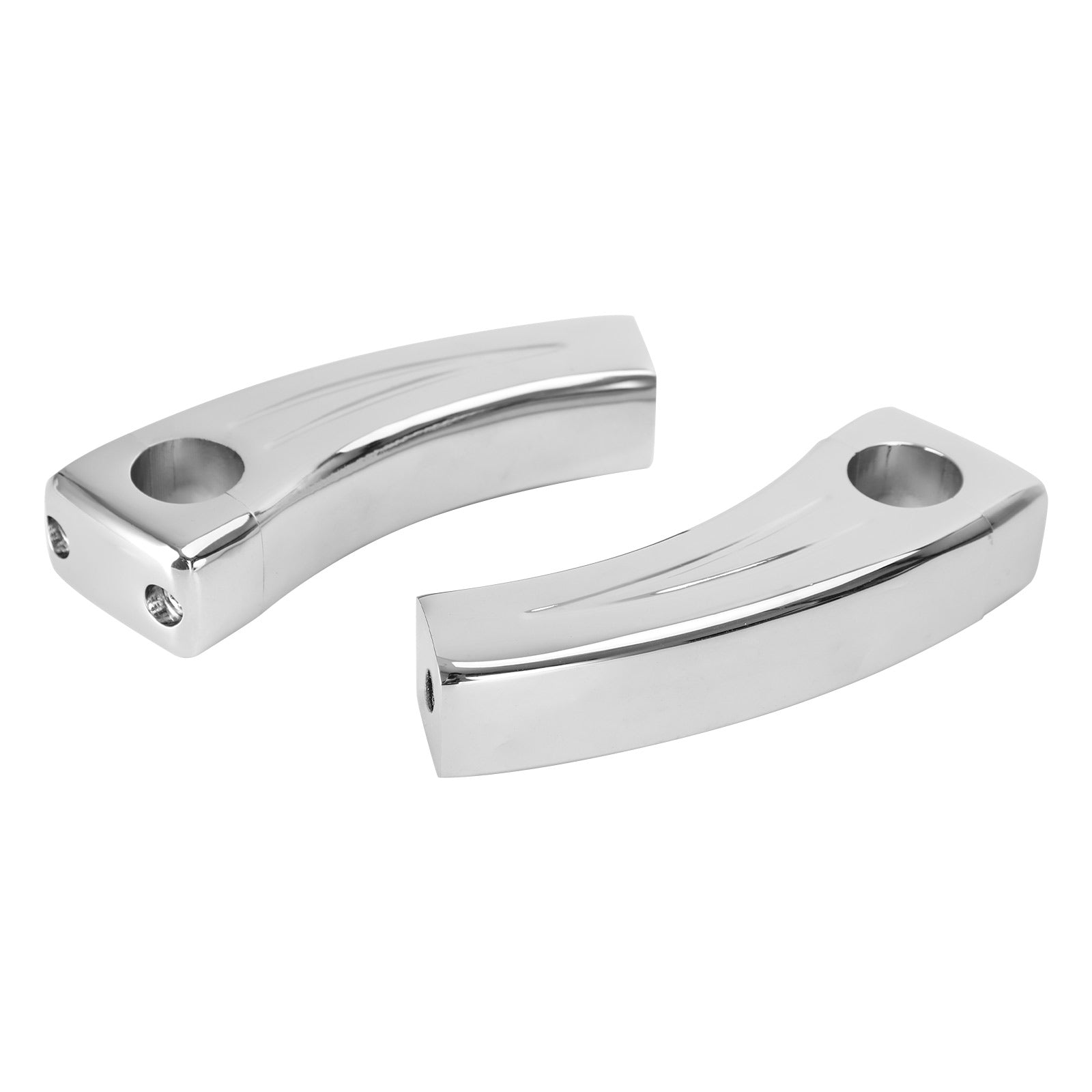BILLET 4.5" HANDLE BAR RISERS SET 1" BARS 1.5" PULLBACK MOTORCYCLE FRONT ENDS