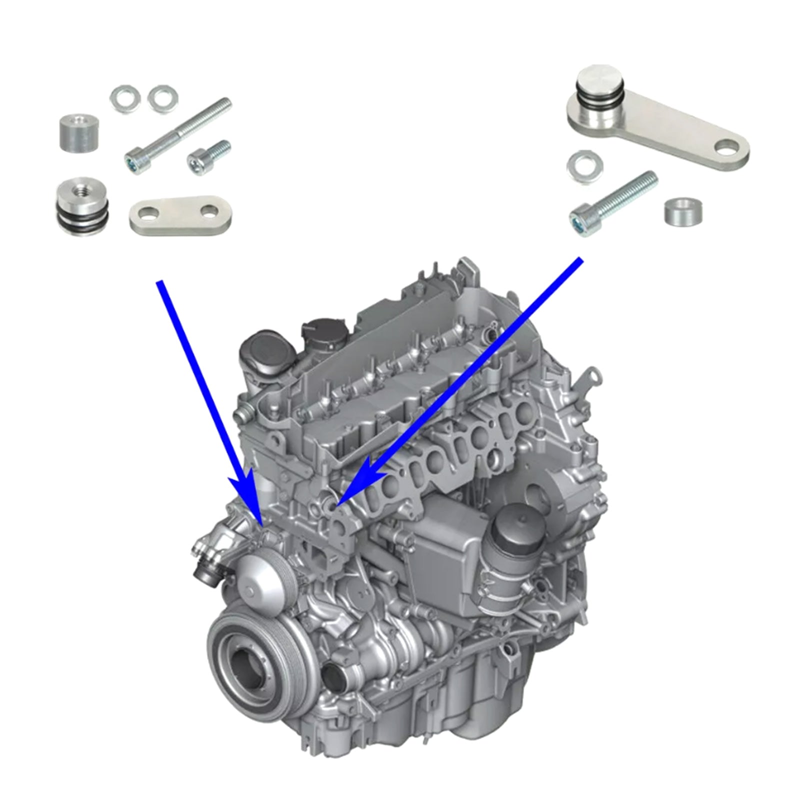 BMW 1' F21 LCI 114d N47N EGR Cooler Gasket Repair Replace kit