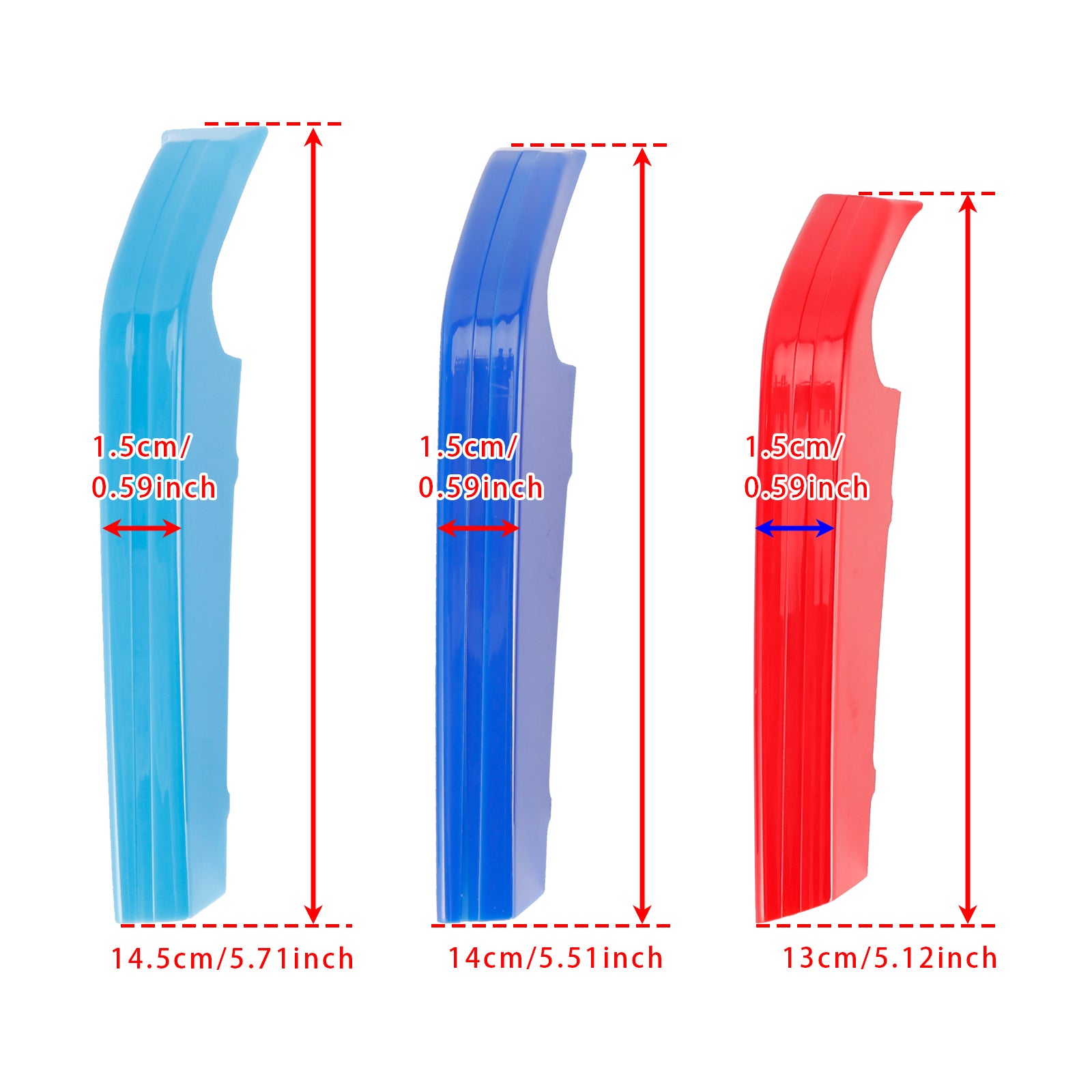 2025 BMW G20 3 Series Tri-Color ABS Front Kidney Grille Insert Trims Clip