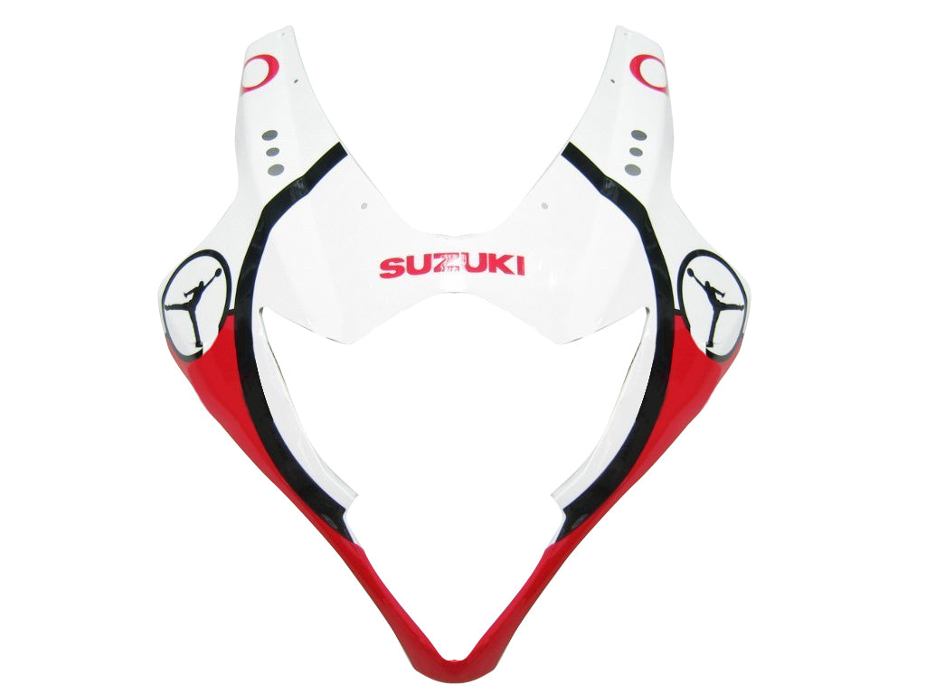 2005-2006 Suzuki GSXR 1000 White & Red Jordan Racing Fairings Generic