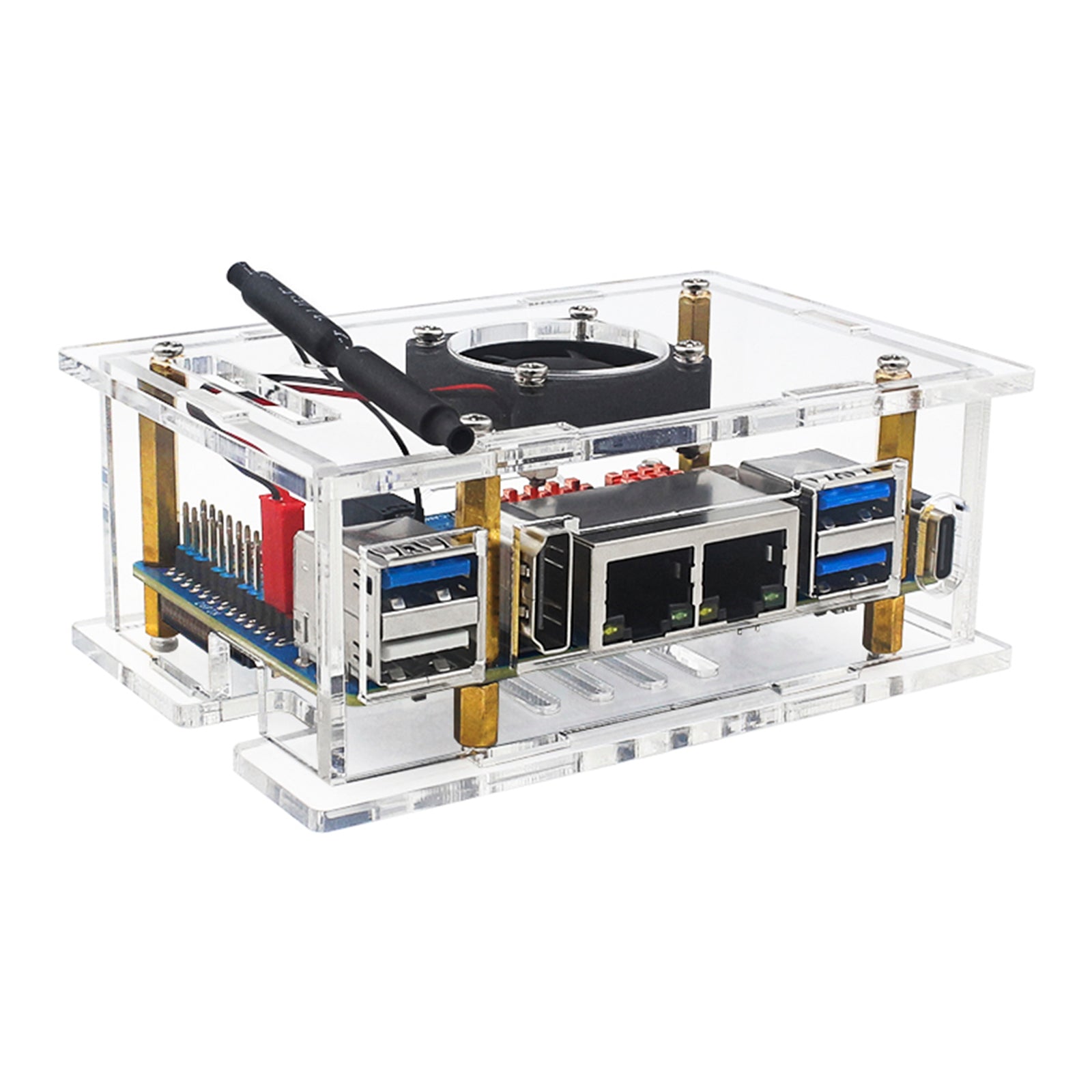 Oranje Pi RV2 speciaal shell-ontwikkelingsbord acryl shell transparante doos