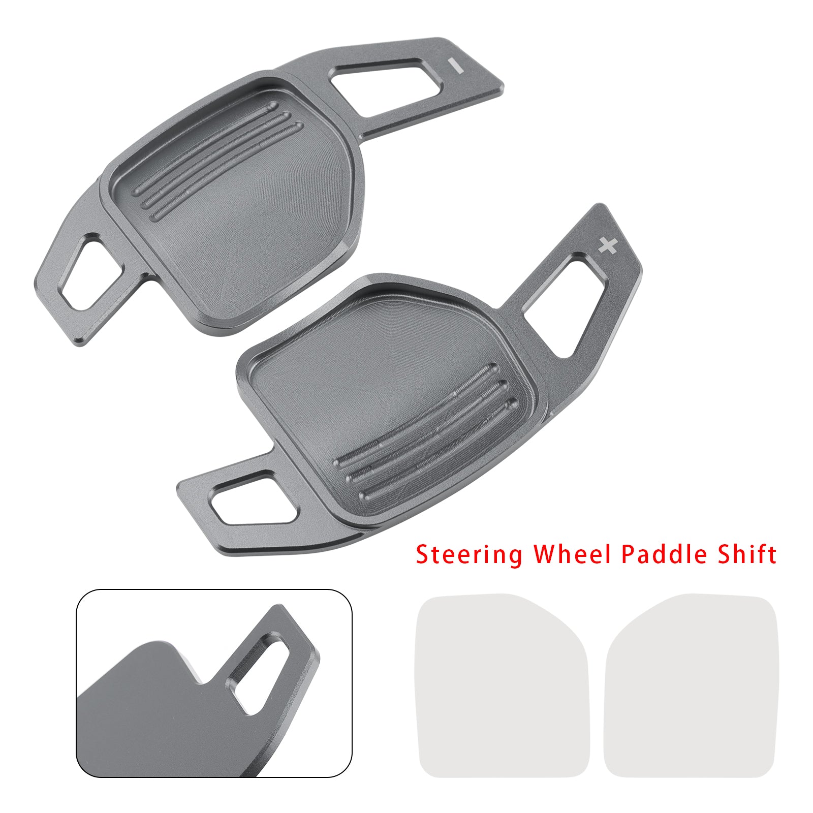 Steering Wheel Paddle Shifter For Audi A3 A4 A5 A6 TT Q5 08-14 Aluminium