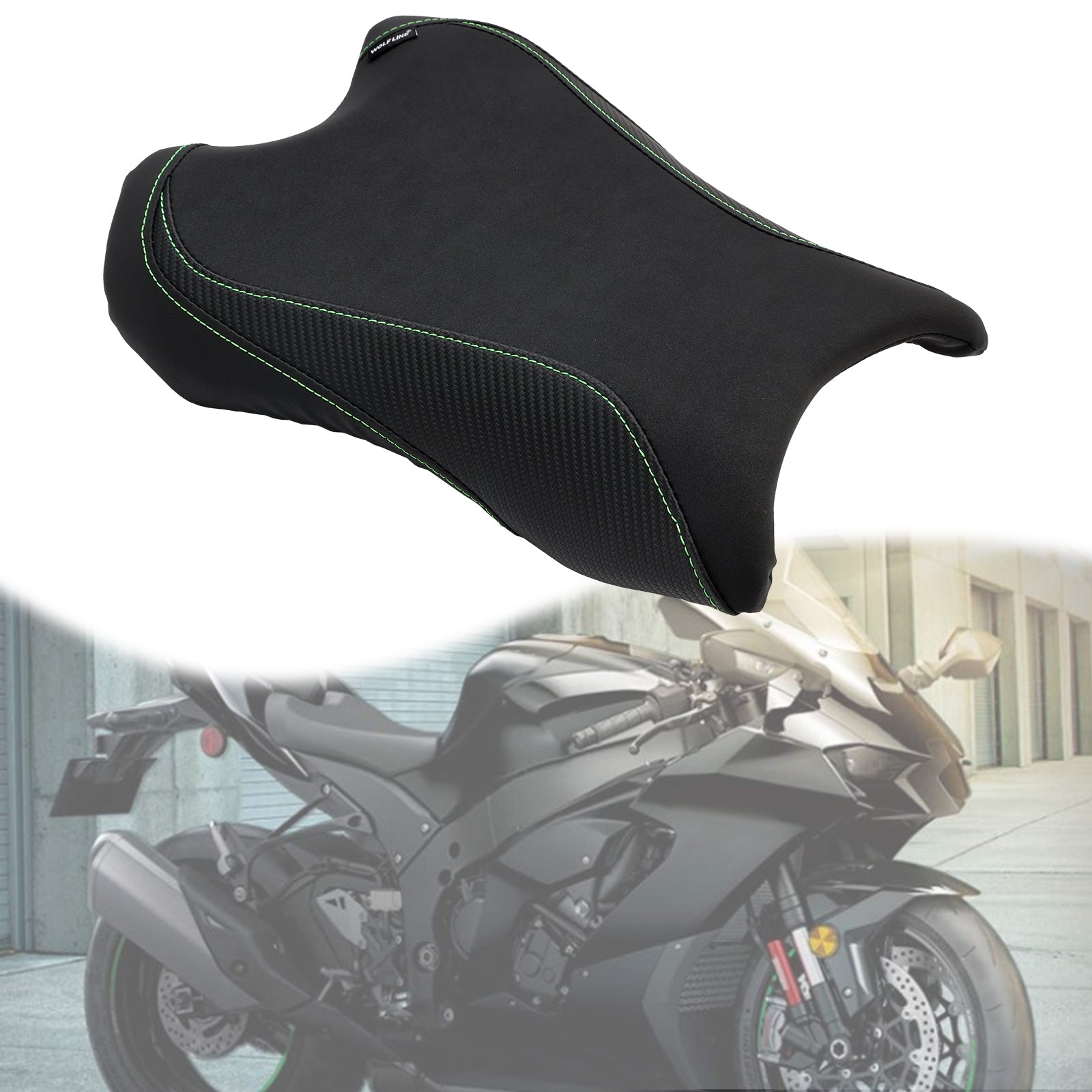 2021-2023 Kawasaki Zx-10R/Rr Coussin de conducteur de siège avant Raider en polyuréthane
