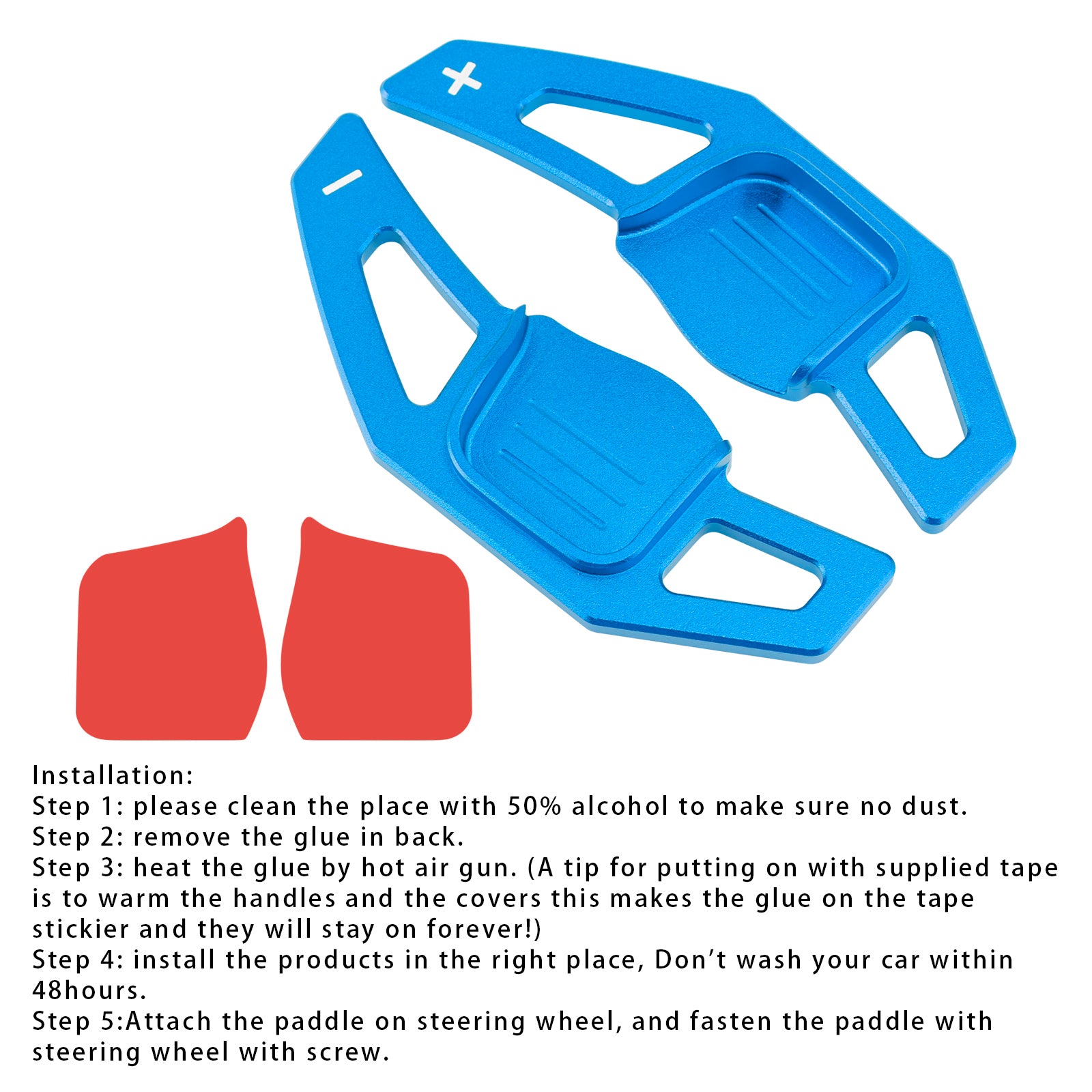 Extension de levier de vitesse au volant, pour Kia Forte Cadenza, en aluminium