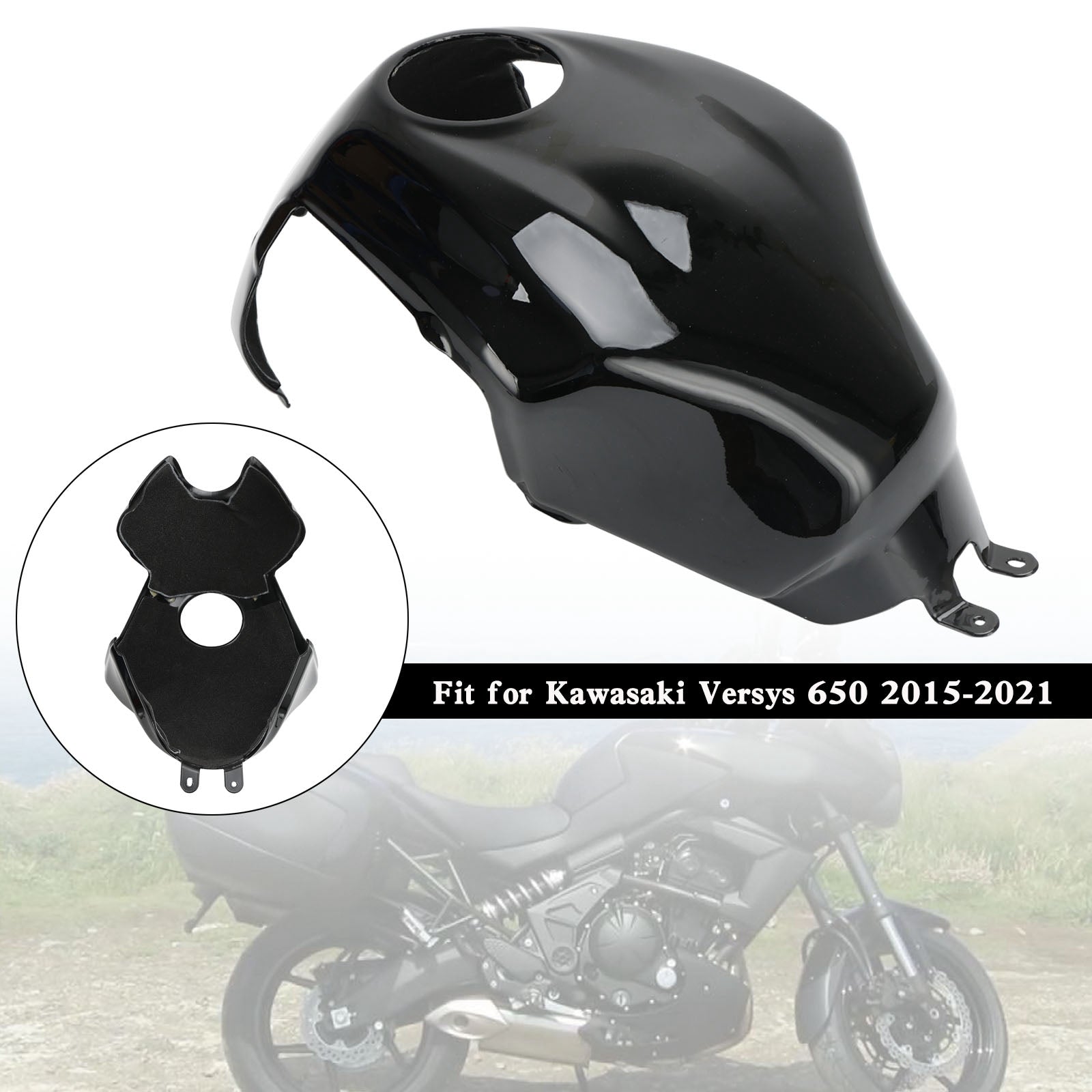 Protecteur de carénage de couvercle de réservoir de gaz, pour Kawasaki Versys 650 2015 – 2021