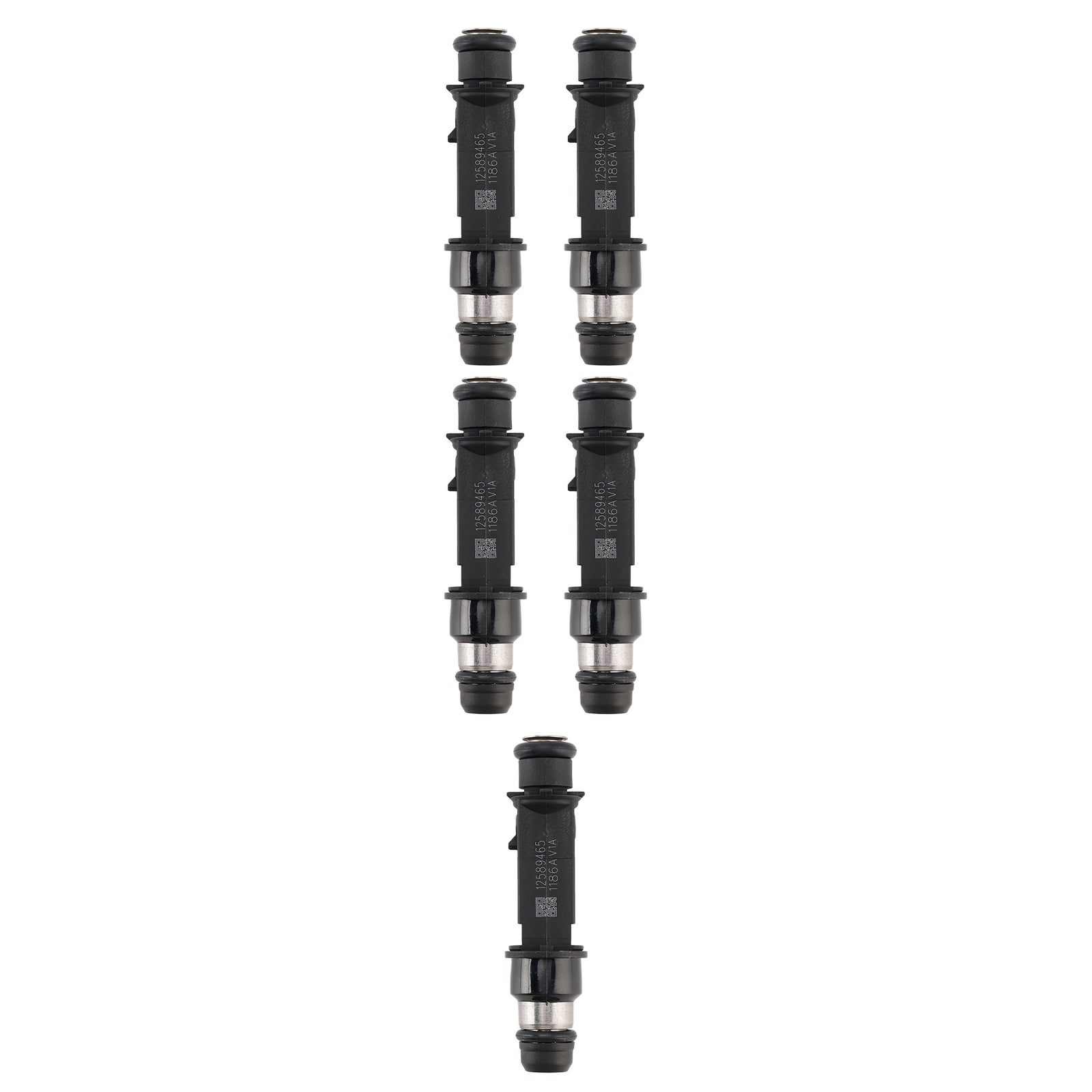 5PCS Fuel Injector 12589465 Fit Hummer H3 Fit Chevrolet Trailblazer Colorado