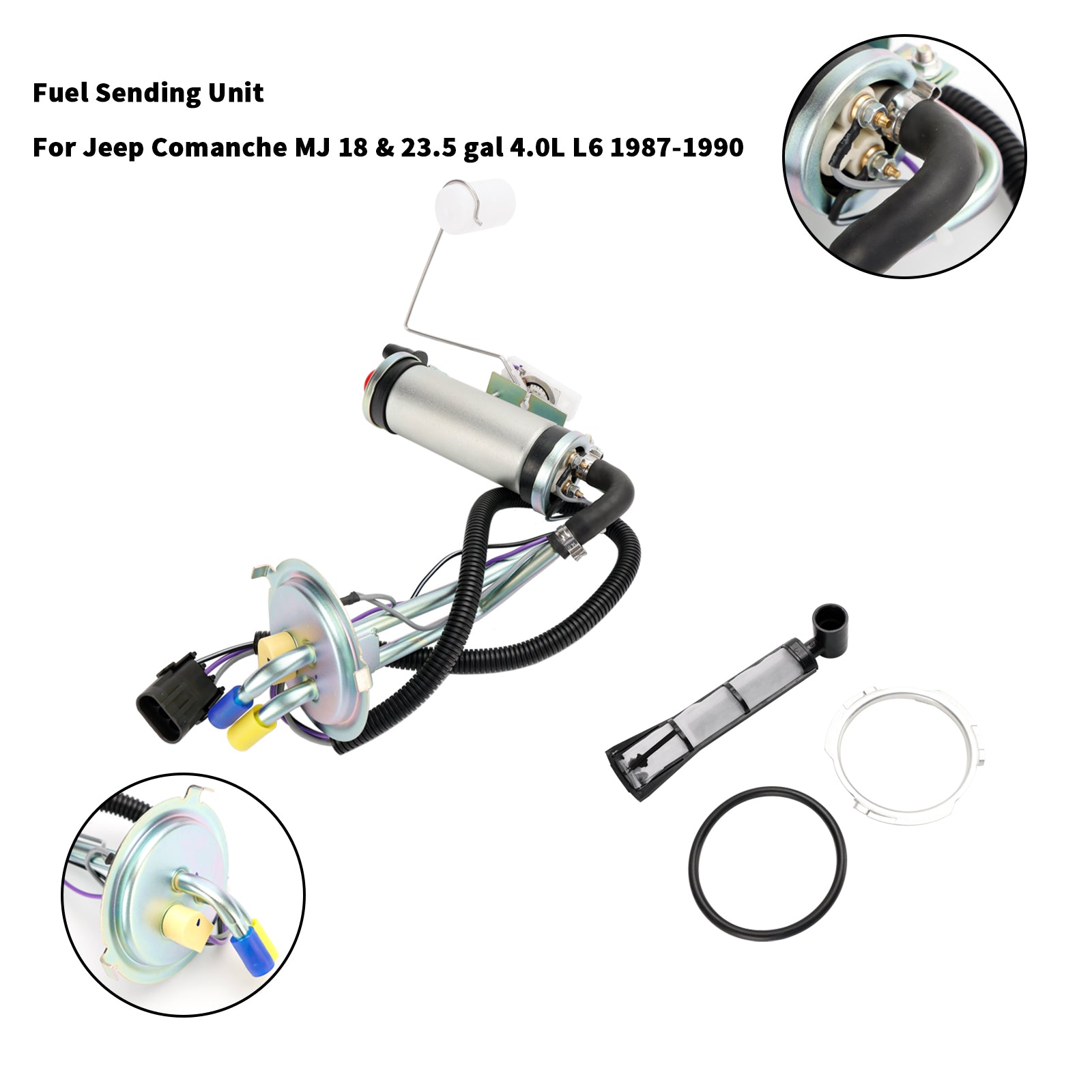 Gas Tank Sending Unit w/ F.I. w/ the Fuel Pump Fit Jeep Comanche MJ 1987-1990