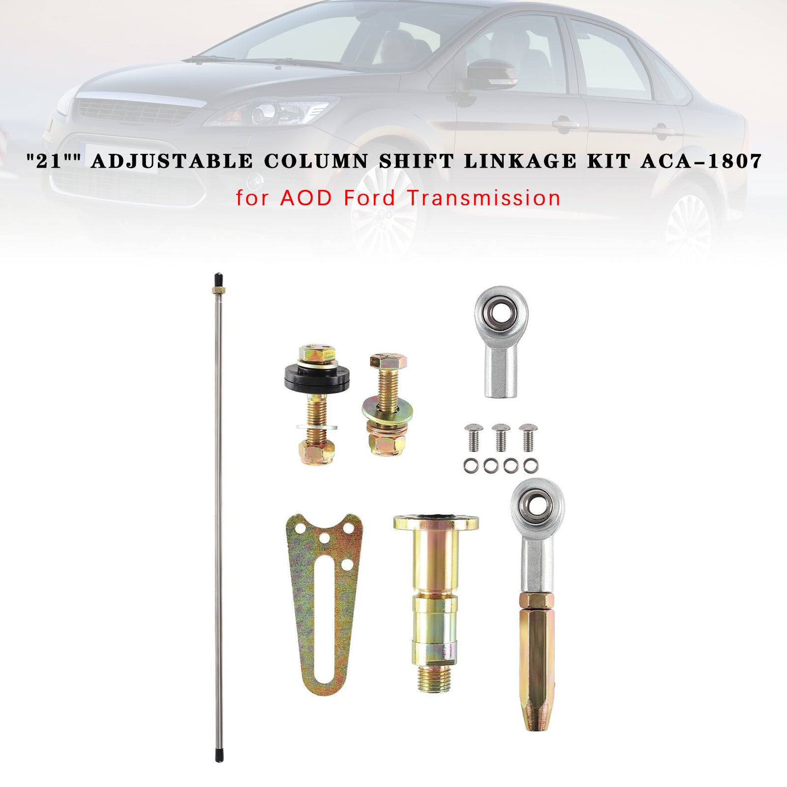 21" 1980-1986 Ford LTD Adjustable Column Shift Linkage Kit ACA-1807