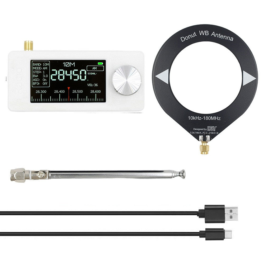 SI4732 Draagbare radio 0,5-108 MHz LSB AM FM Mini Pocket All-Band Radio-ontvanger