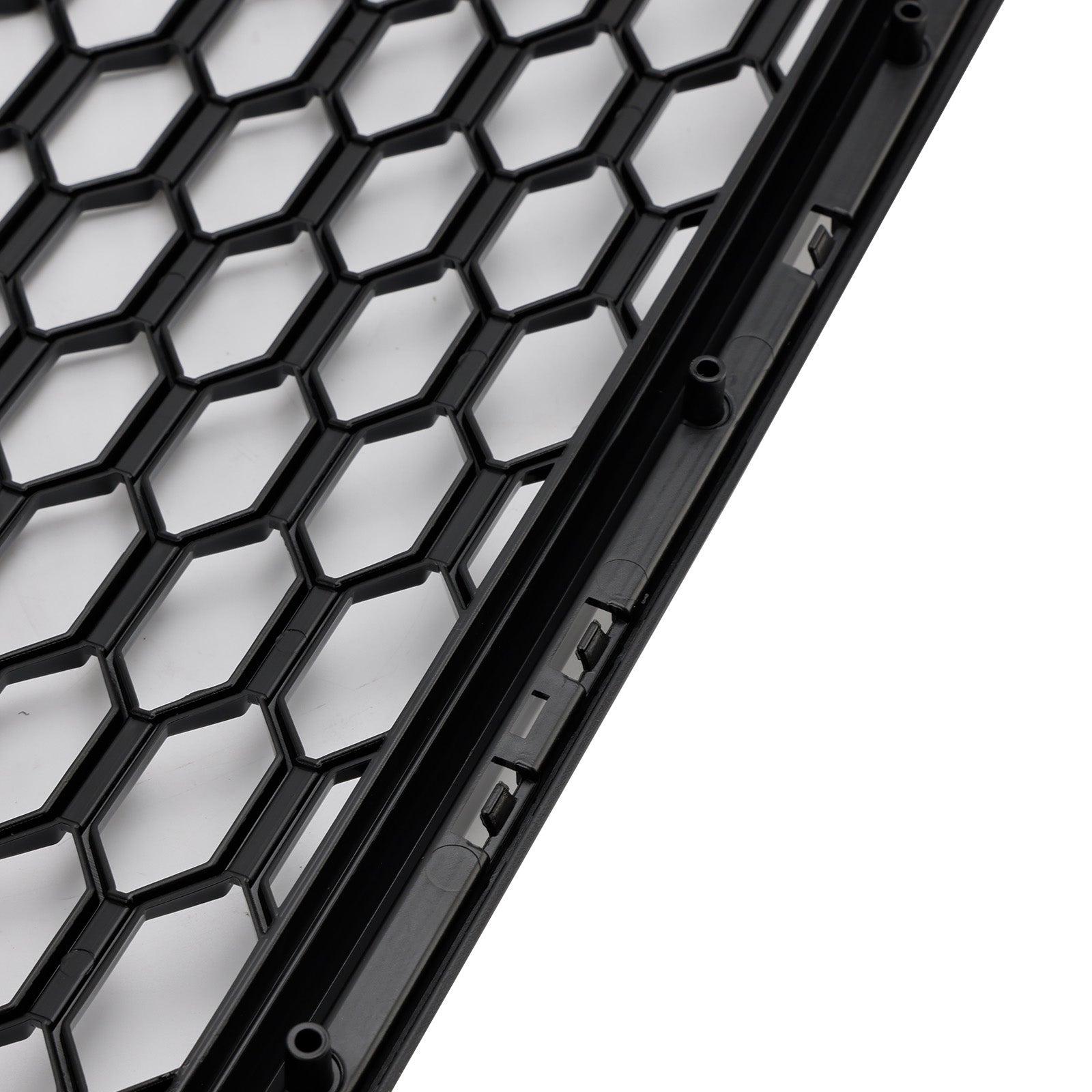 RSQ3 Style Front Honeycomb Grille Grill Fit Audi Q3 2016-2018 Gloss Black