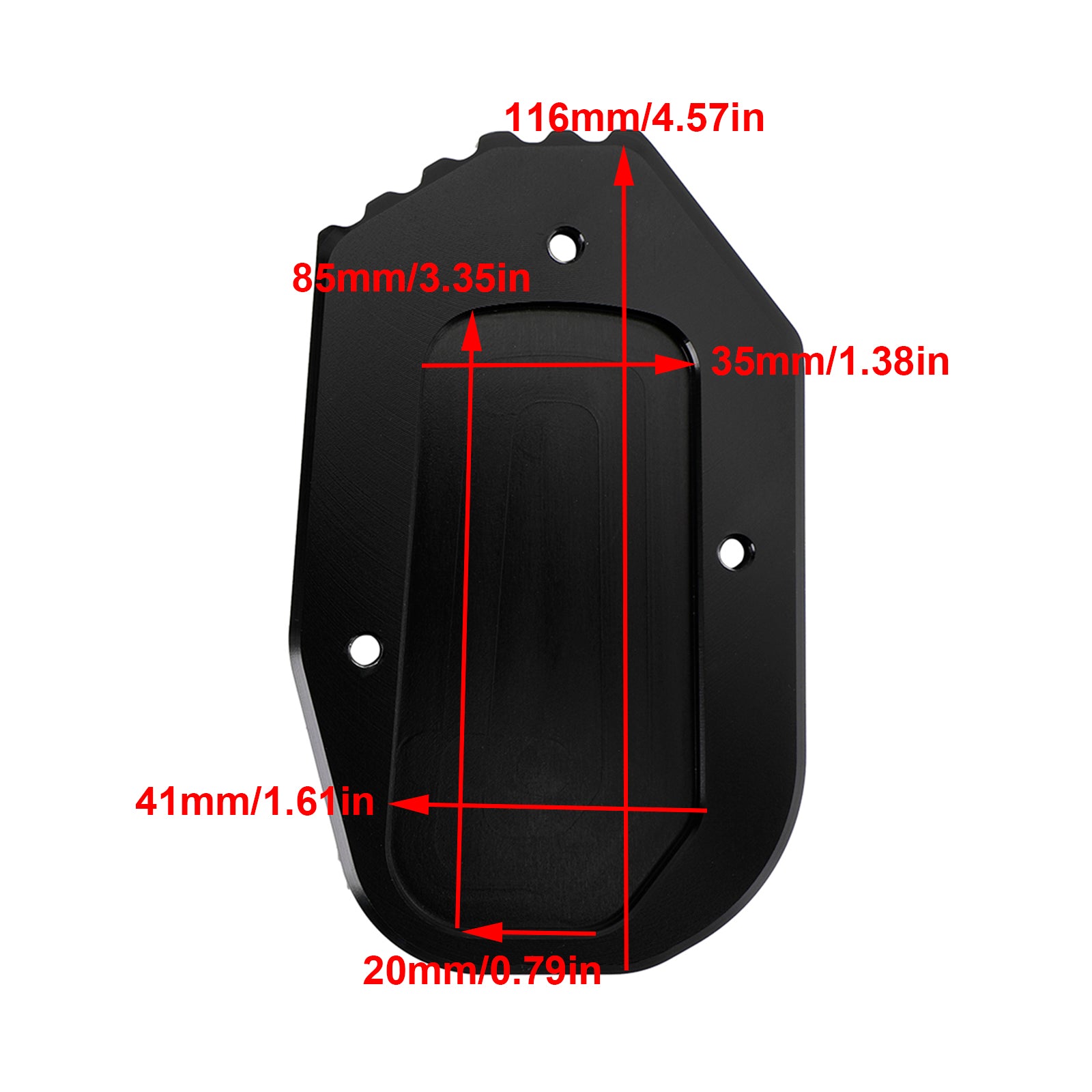 Kickstand Enlarge Plate Pad fit for pan America 1250 2021-2022