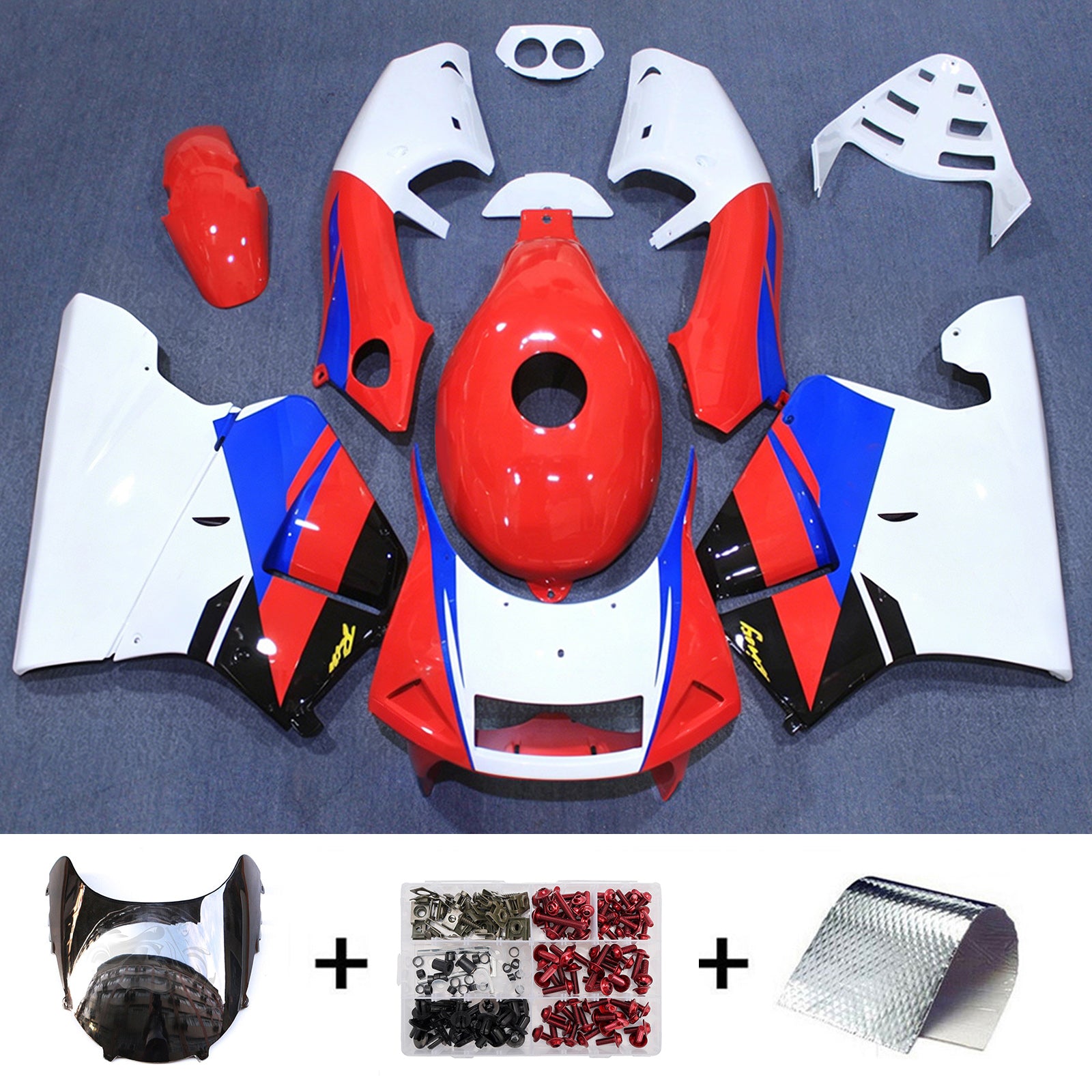 Injection Fairing Kit Bodywork Plastic ABS For Honda NSR250 PGM-4 1994-1996