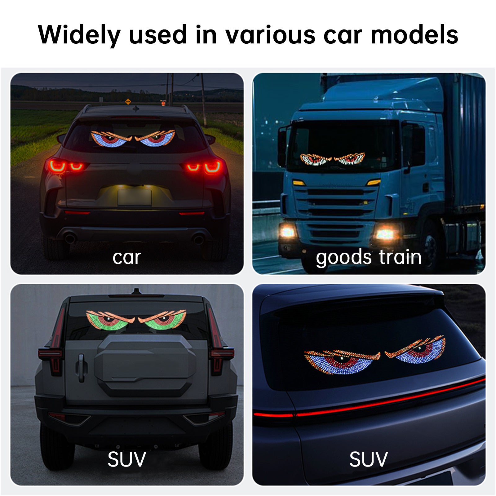 LED-scherm Devil's Eye Car Eye Light Truck Dynamisch LED-licht