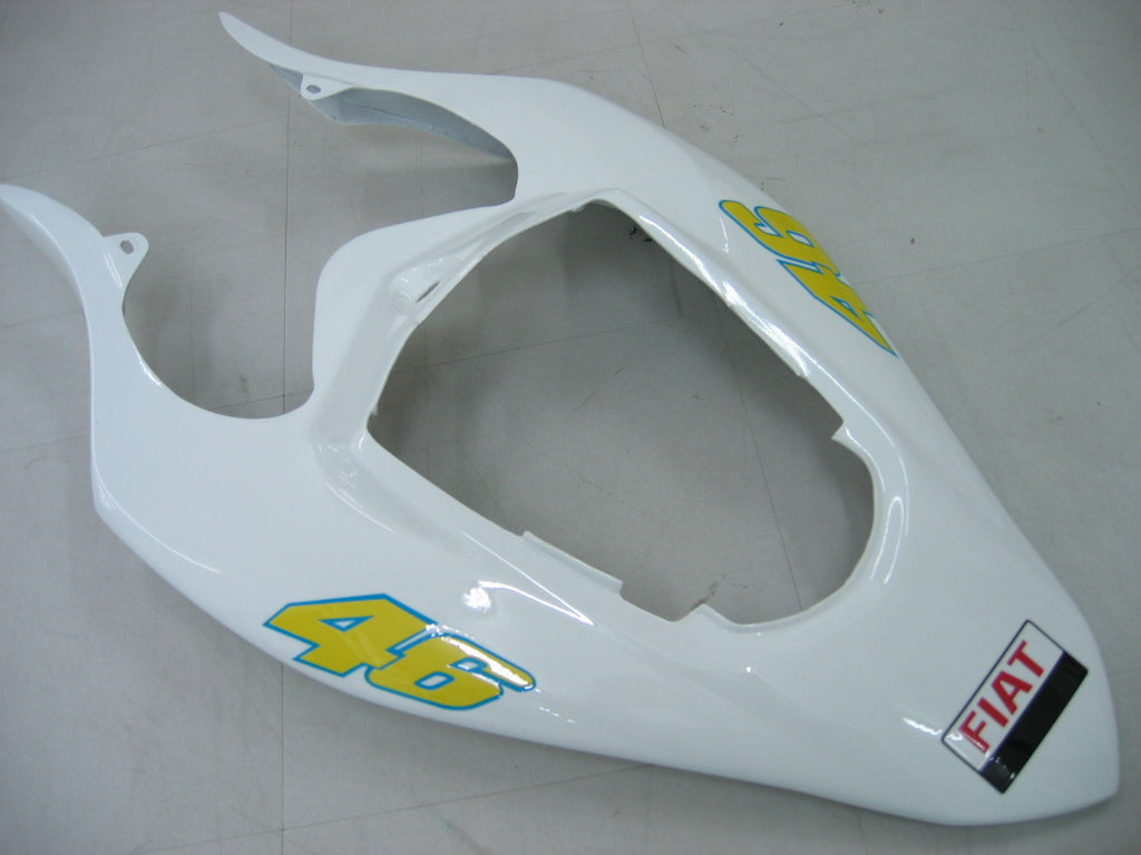 2004-2006 Yamaha YZF-R1 Bleu Blanc No.46 Carénages de course génériques