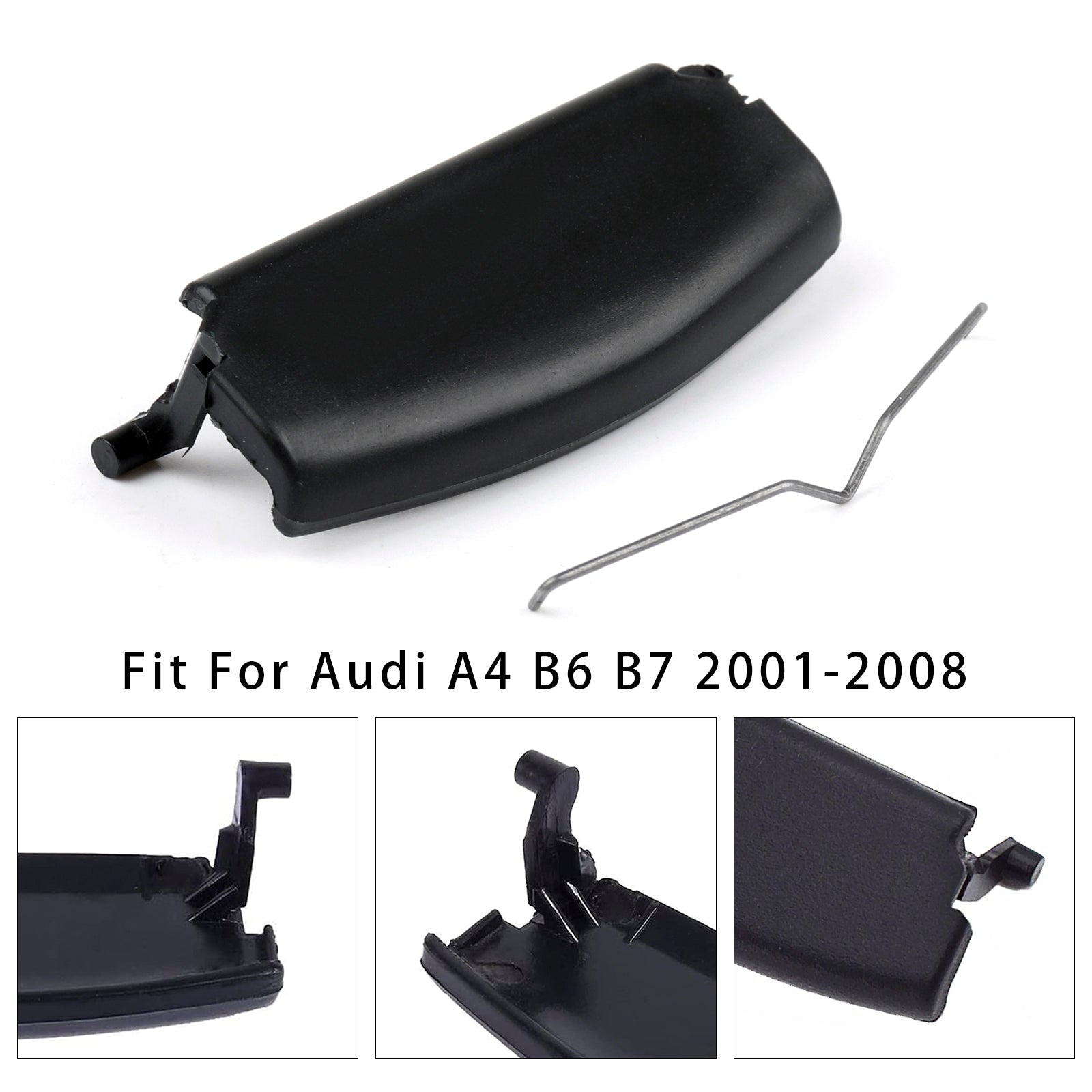 2001-2008 Audi A4 B6 B7 Black Console Center Armrest Lid Latch 8E0864245E