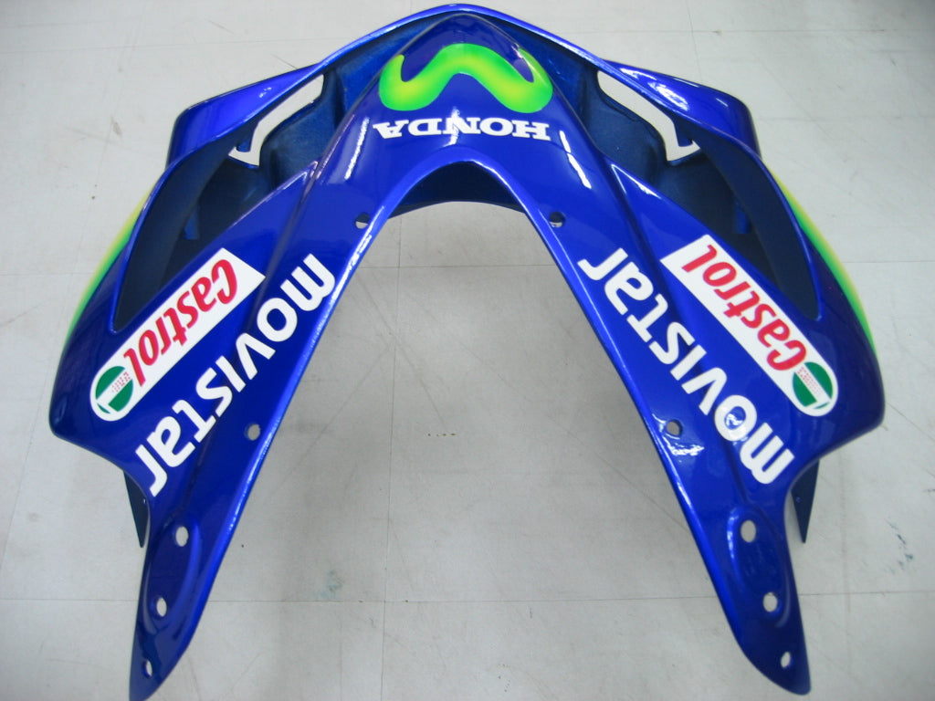 2001-2003 Honda CBR 600 F4i blauw en groen Movistar Racing stroomlijnkappen algemeen