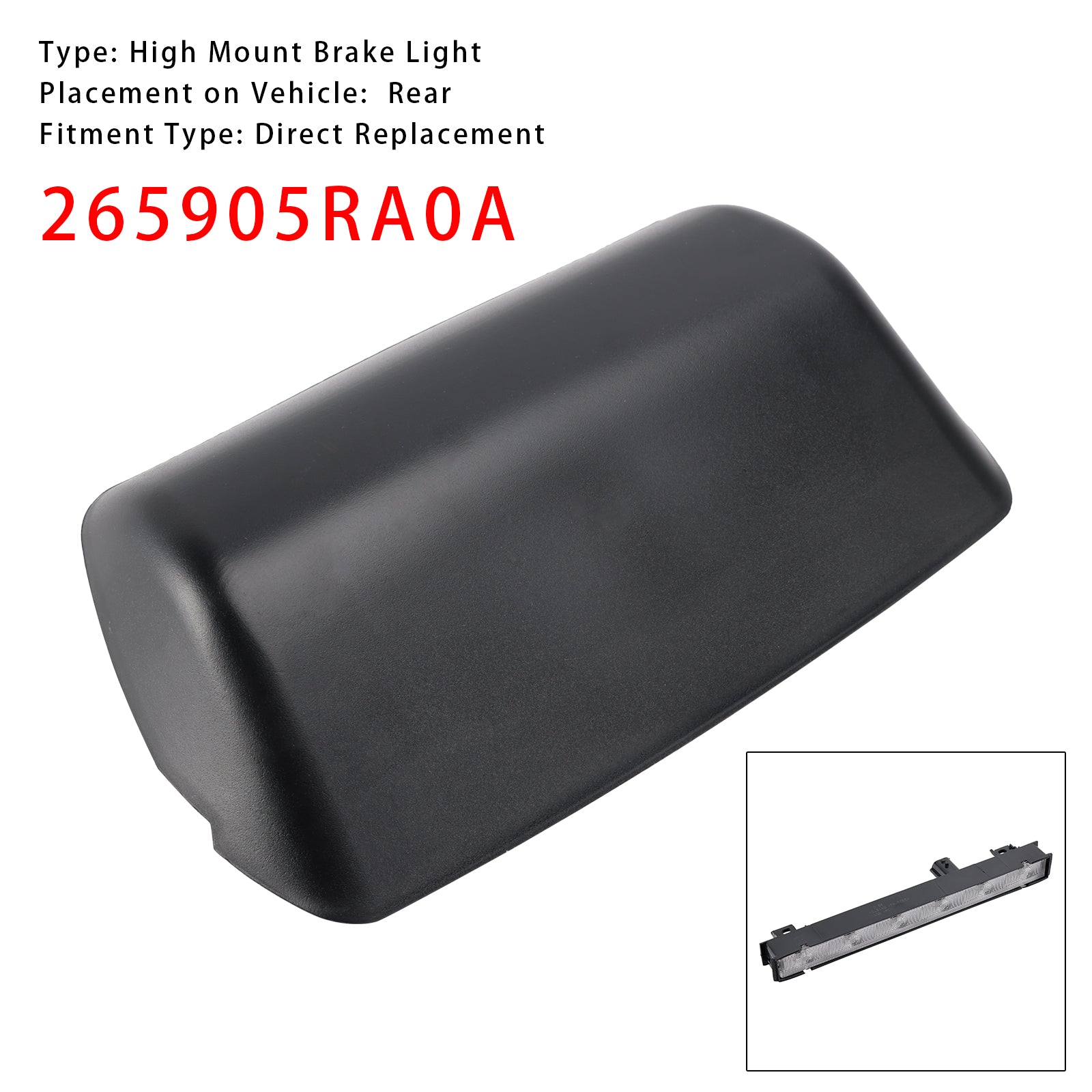 2017-2020 Nissan Kops High Mount Brake Light 26590-5R0A