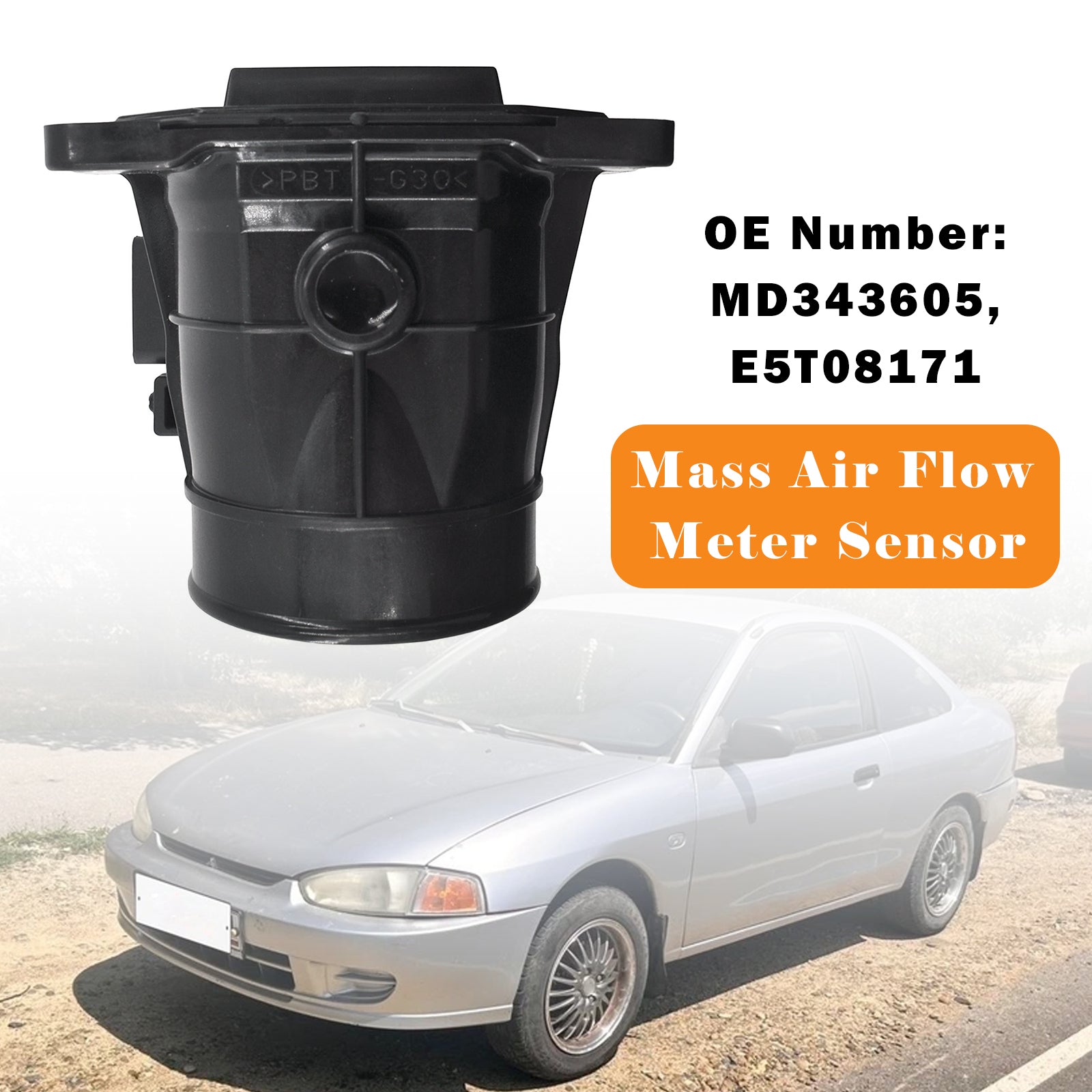 Mass Air Flow Meter Sensor E5T08171 For Mitsubishi Lancer 2.0L Montero Sport