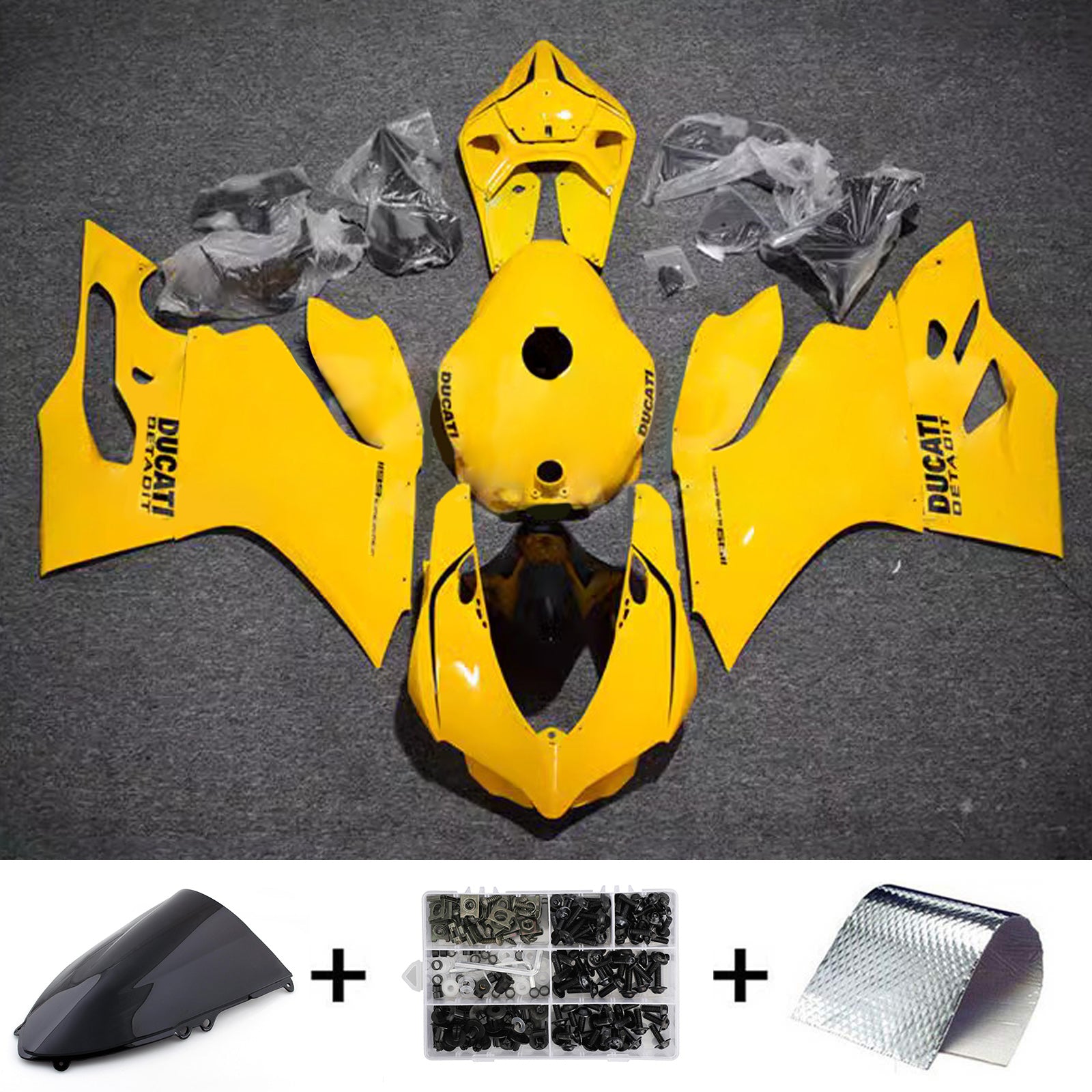Injection Fairing Kit Bodywork Plastic ABS fit For Ducati 1199 2012-2015