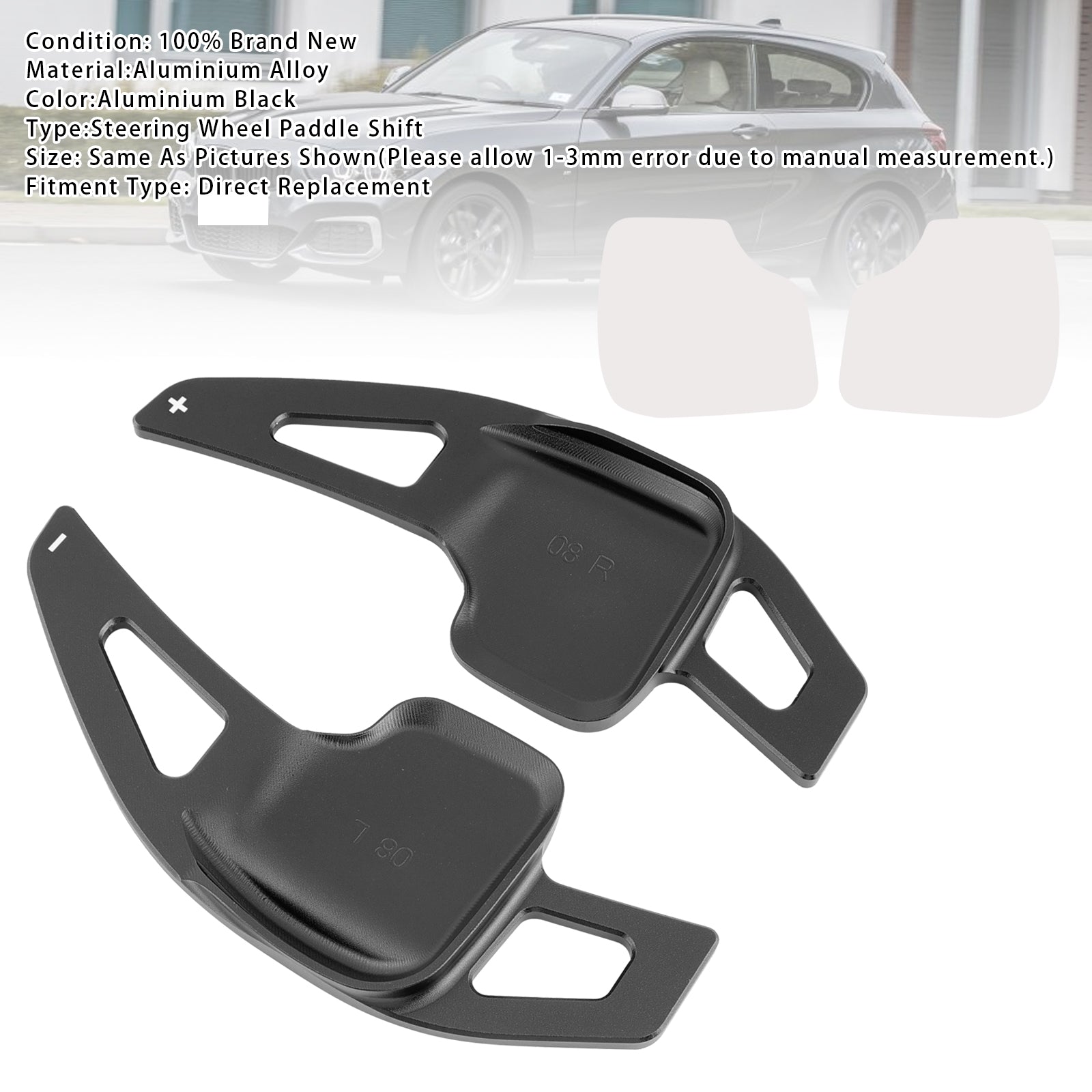 Extensiones de palanca de cambios del volante para BMW F22 F23 X1 X6